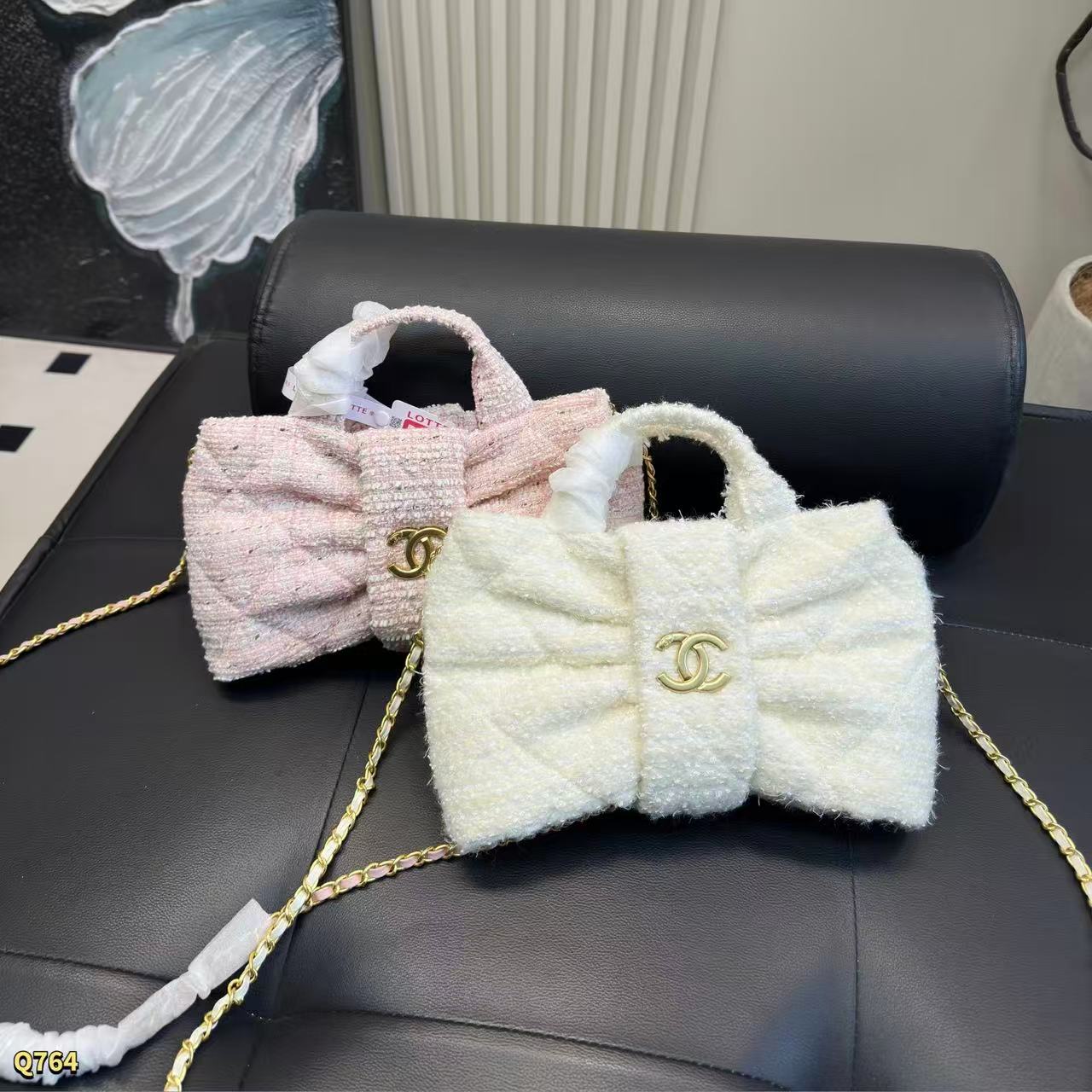 CHANE1 ボウウールチェーンバッグ【50％割引+送料無料】