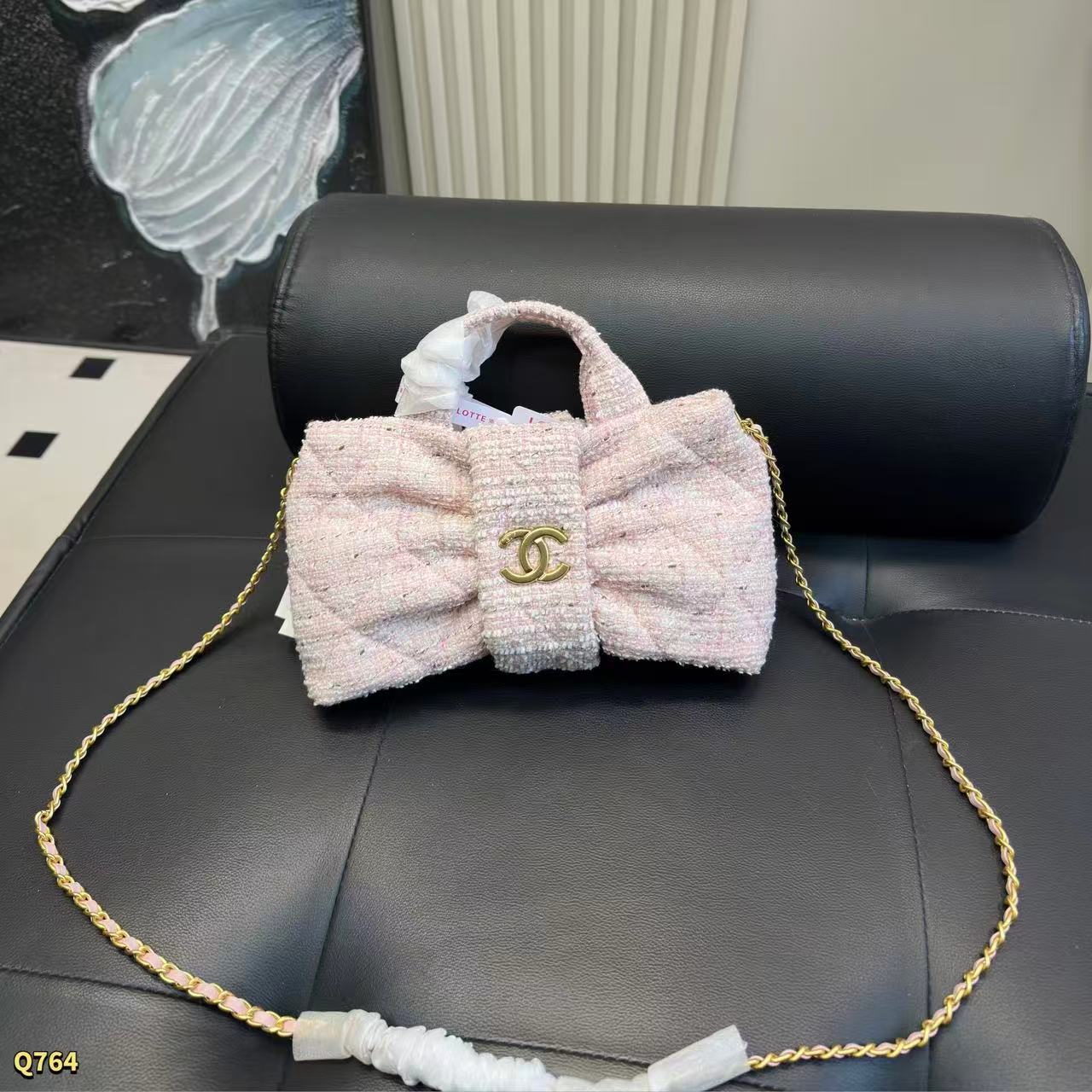 CHANE1 ボウウールチェーンバッグ【50％割引+送料無料】