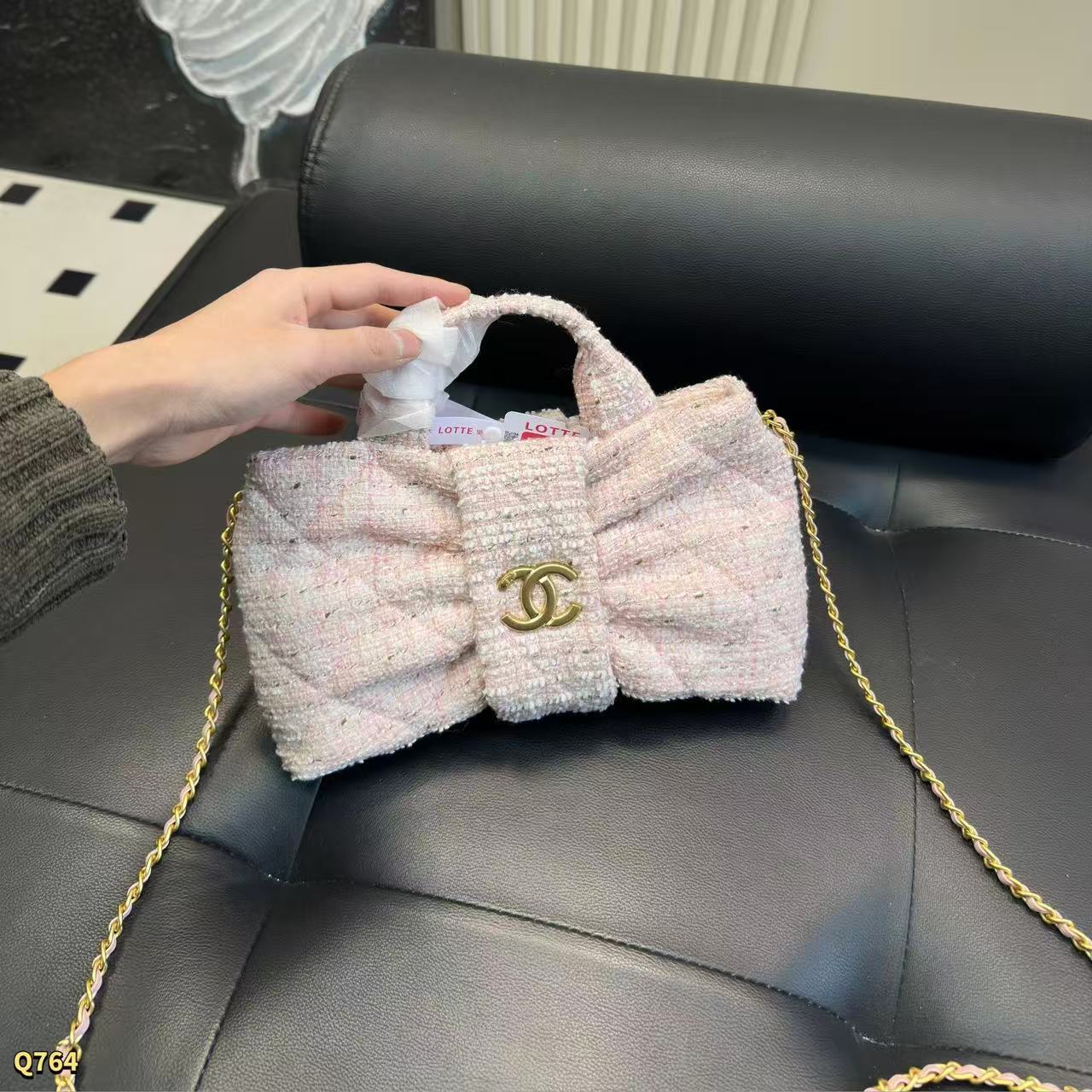 CHANE1 ボウウールチェーンバッグ【50％割引+送料無料】