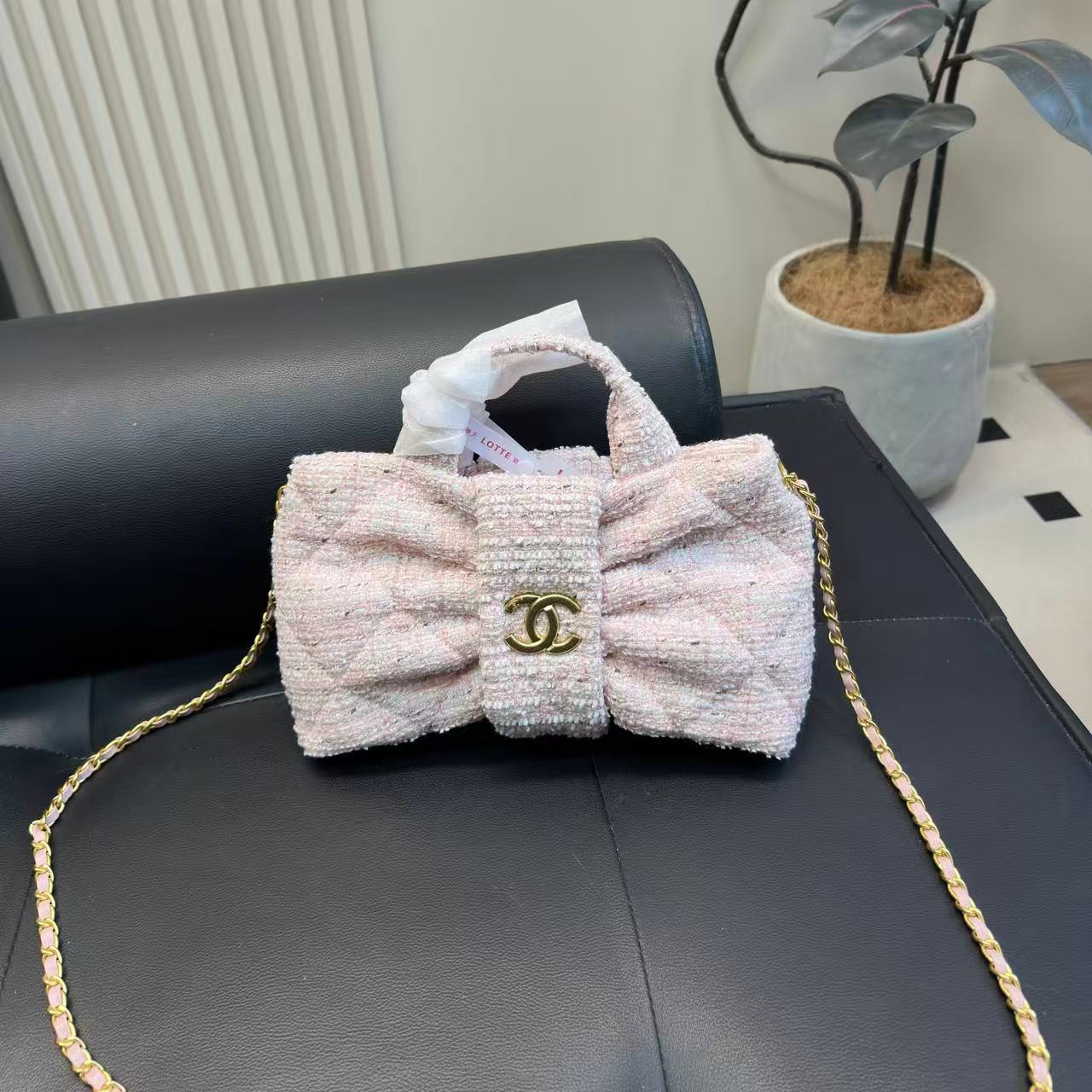 CHANE1 ボウウールチェーンバッグ【50％割引+送料無料】