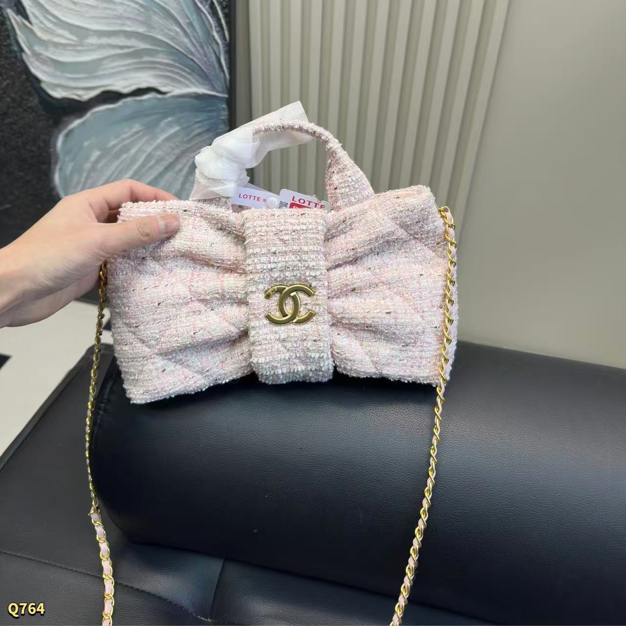 CHANE1 ボウウールチェーンバッグ【50％割引+送料無料】