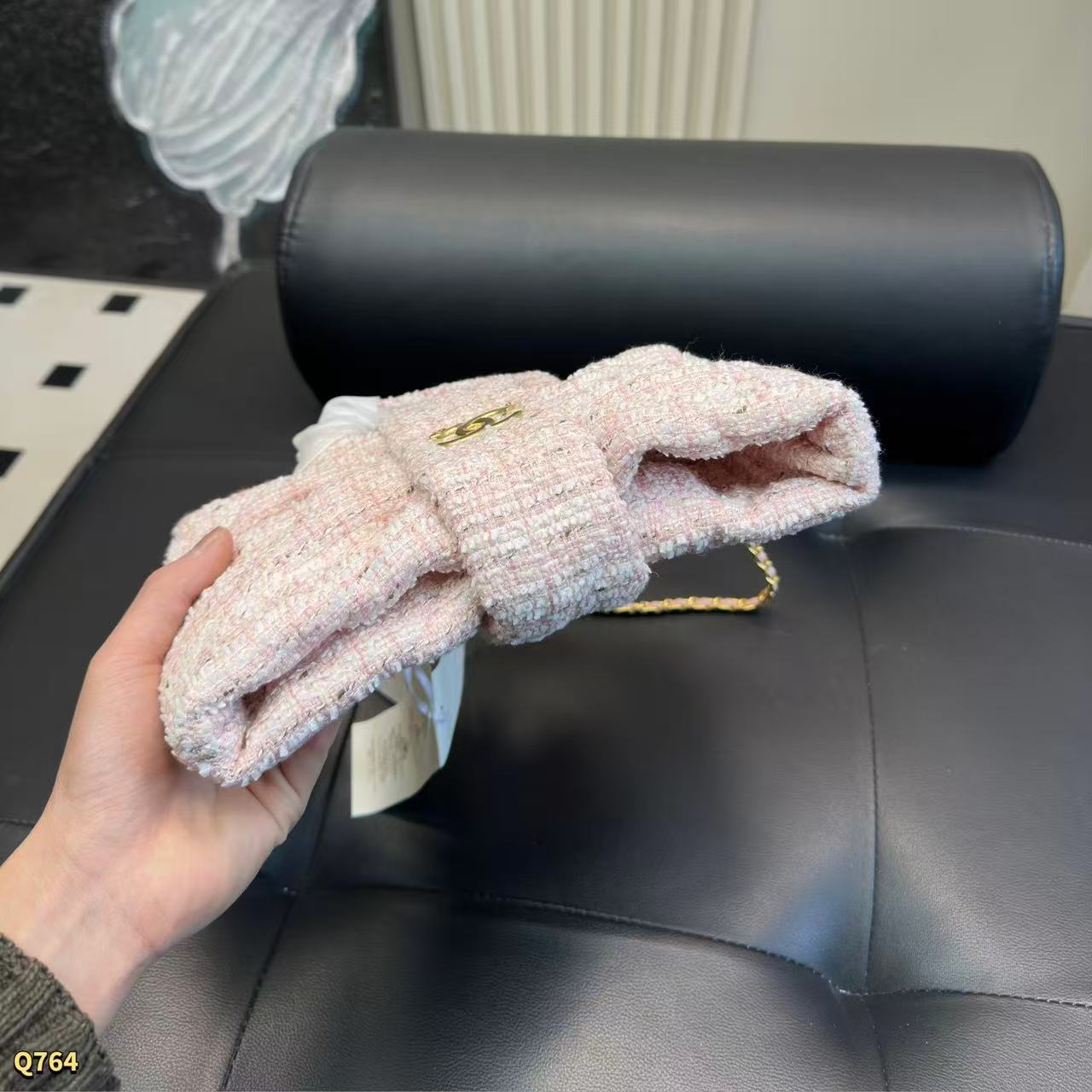 CHANE1 ボウウールチェーンバッグ【50％割引+送料無料】