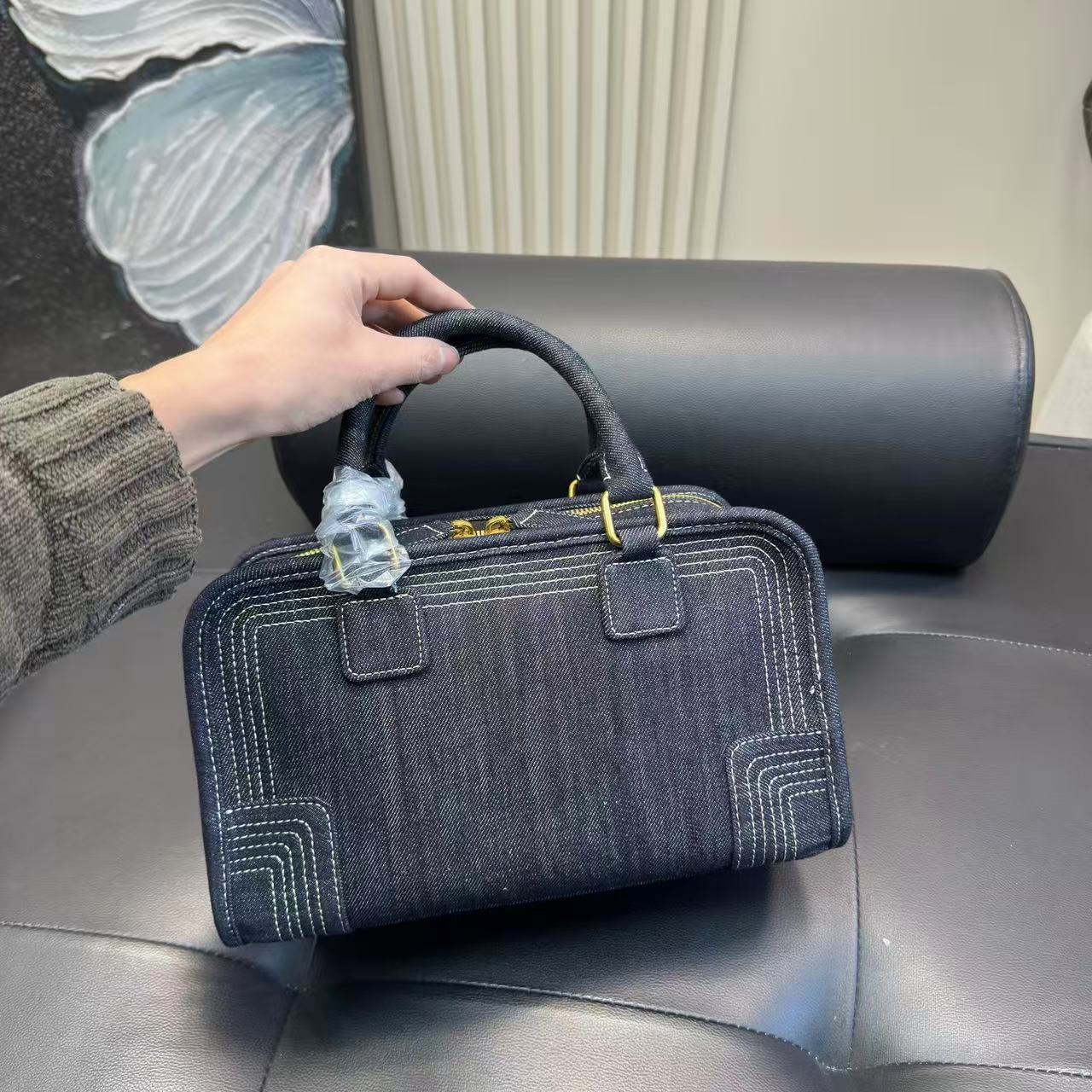 L0WEW デニムトートバッグ【50％割引+送料無料】