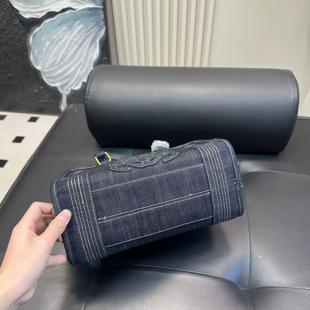 L0WEW デニムトートバッグ【50％割引+送料無料】