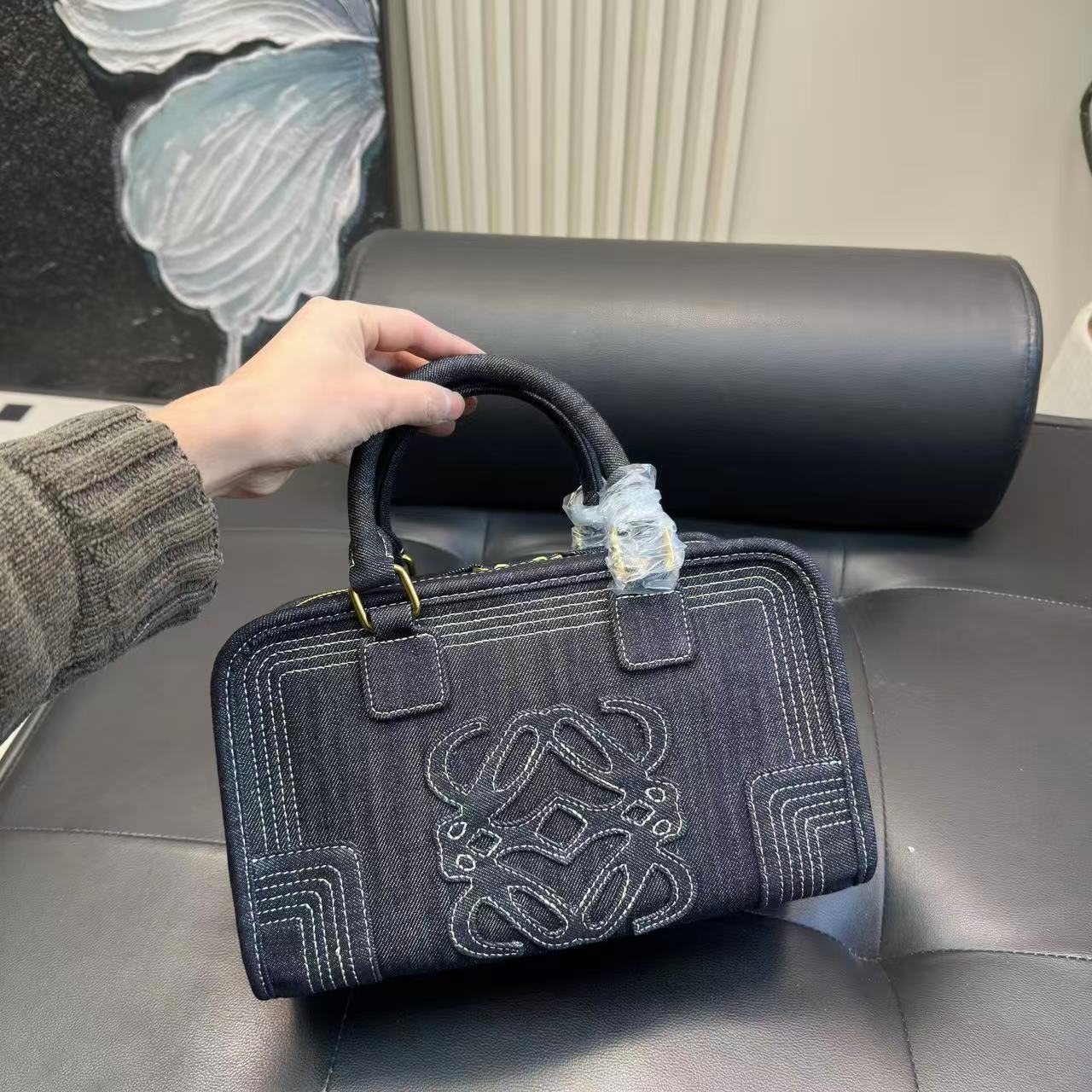 L0WEW デニムトートバッグ【50％割引+送料無料】