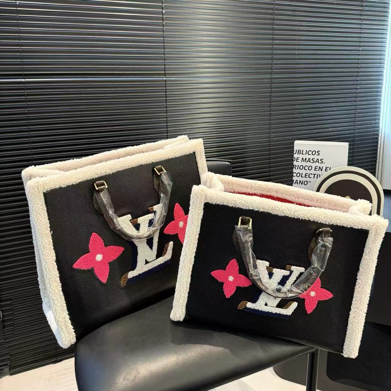 LVウール四つ葉のクローバーショッピングバッグ【50％割引+送料無料】