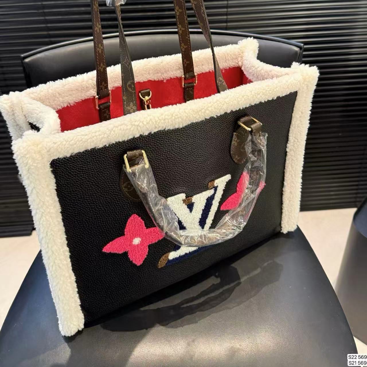 LVウール四つ葉のクローバーショッピングバッグ【50％割引+送料無料】