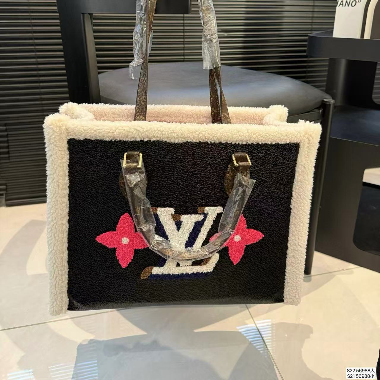 LVウール四つ葉のクローバーショッピングバッグ【50％割引+送料無料】