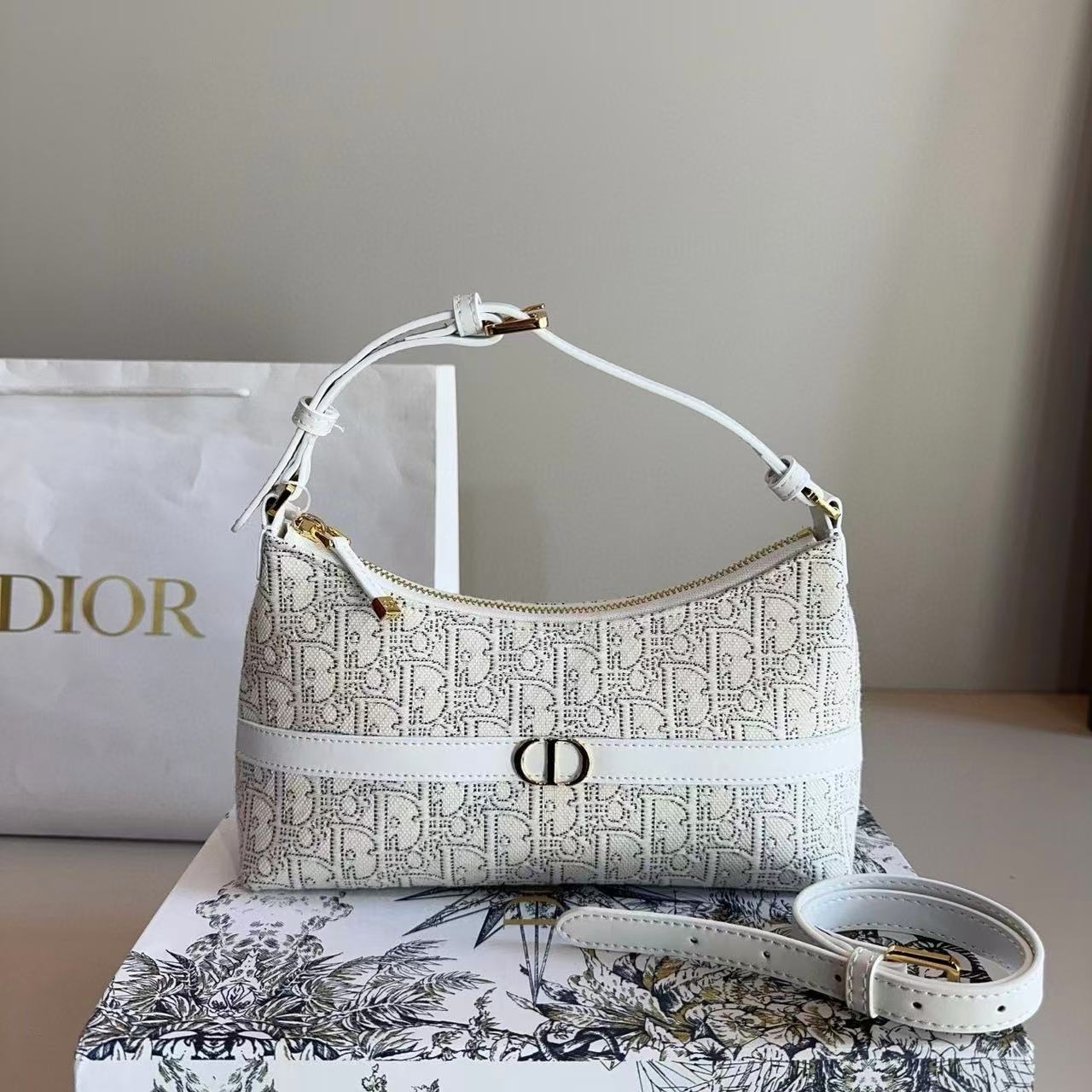 DIORプリント アンダーアームバッグ【50％割引+送料無料】