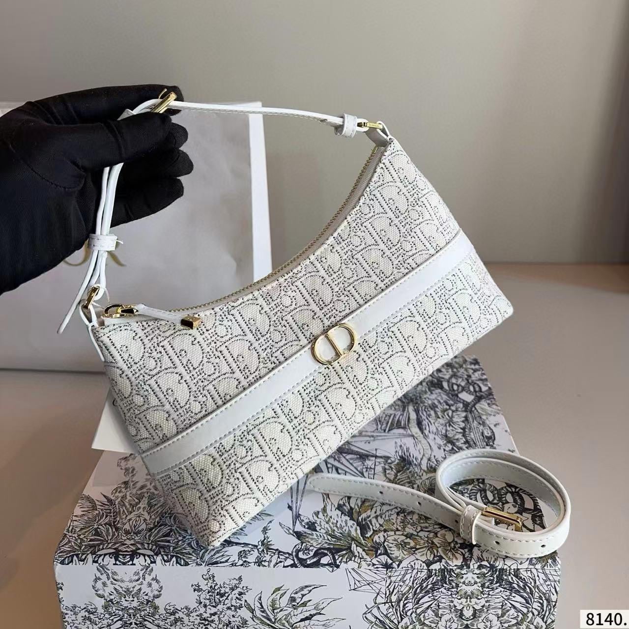 DIORプリント アンダーアームバッグ【50％割引+送料無料】