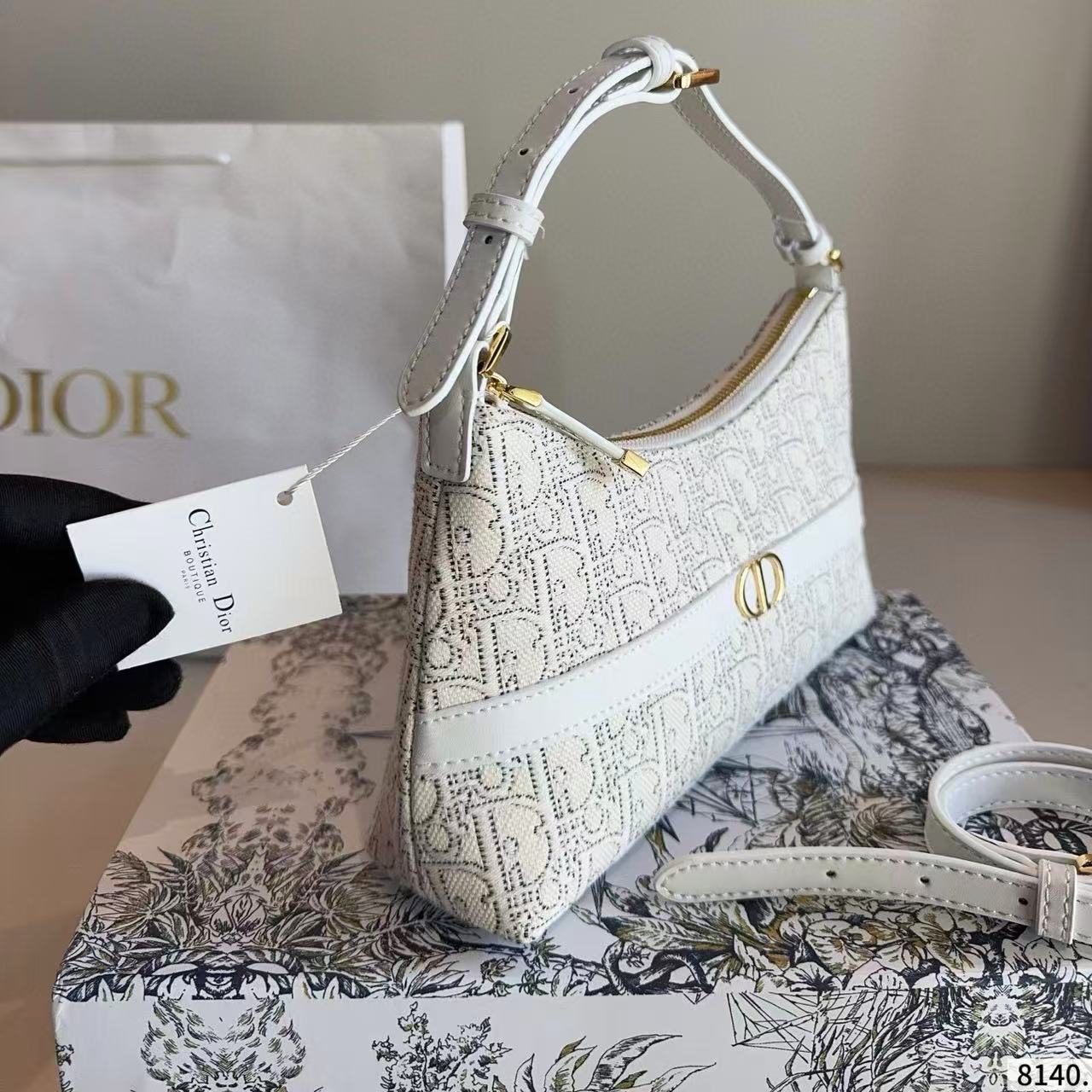 DIORプリント アンダーアームバッグ【50％割引+送料無料】