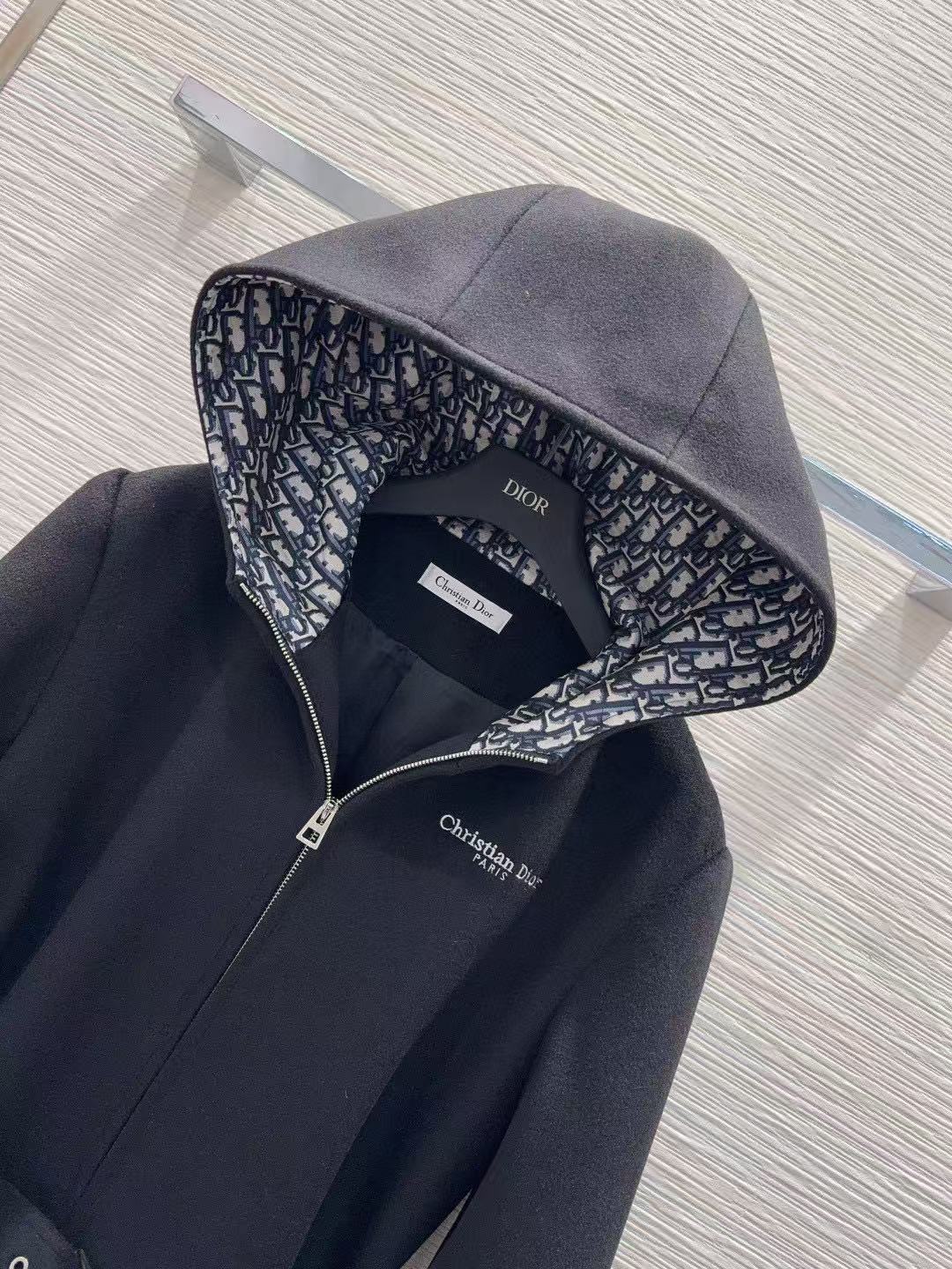 DIOR ジャカードウールコート【50％割引+送料無料】