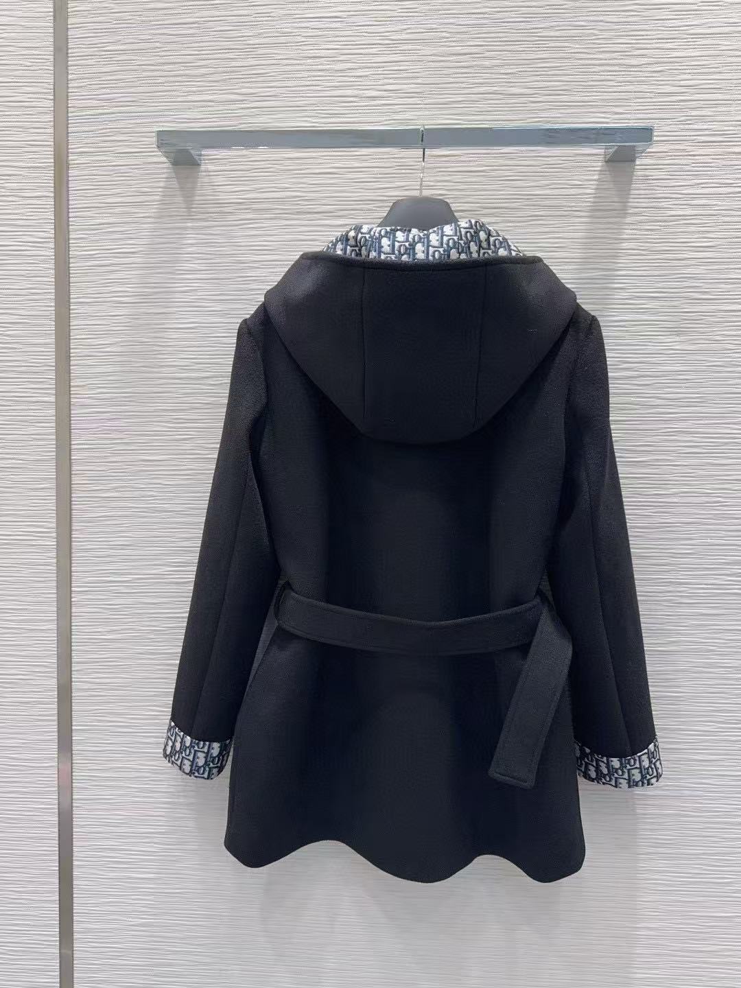 DIOR ジャカードウールコート【50％割引+送料無料】