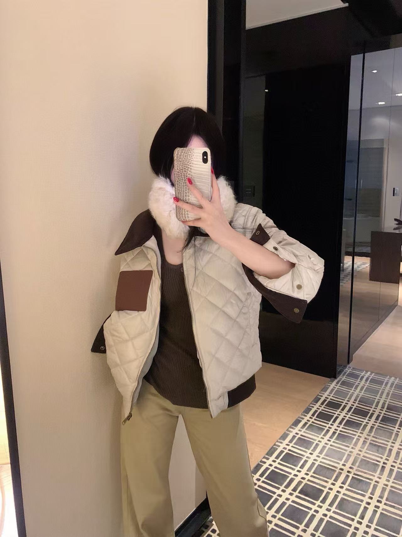 L0WEW 秋冬 キルティングジャケット【50％割引+送料無料】