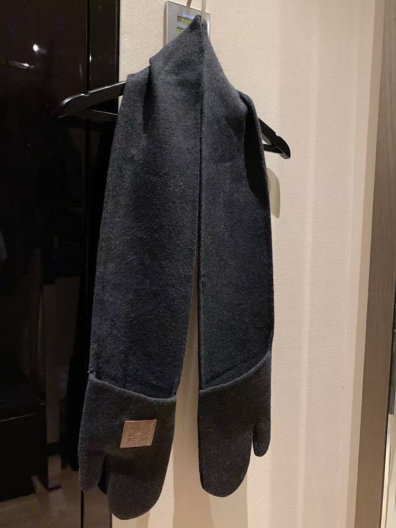 L0WEW カシミアコートとスカーフのツーピースセット【50％割引+送料無料】