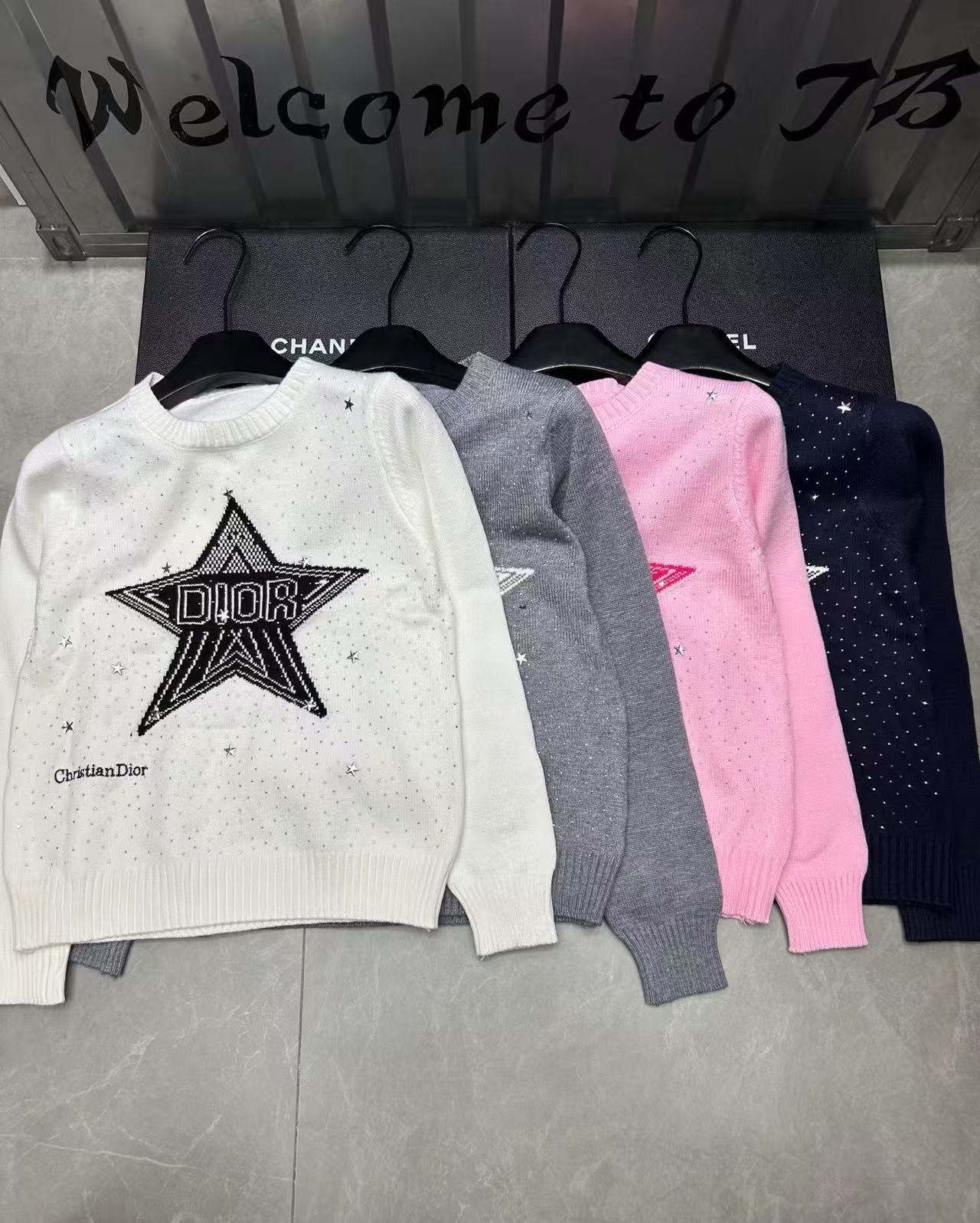 DIOR ファイブポインテッドスターレターセーター【50％割引+送料無料】