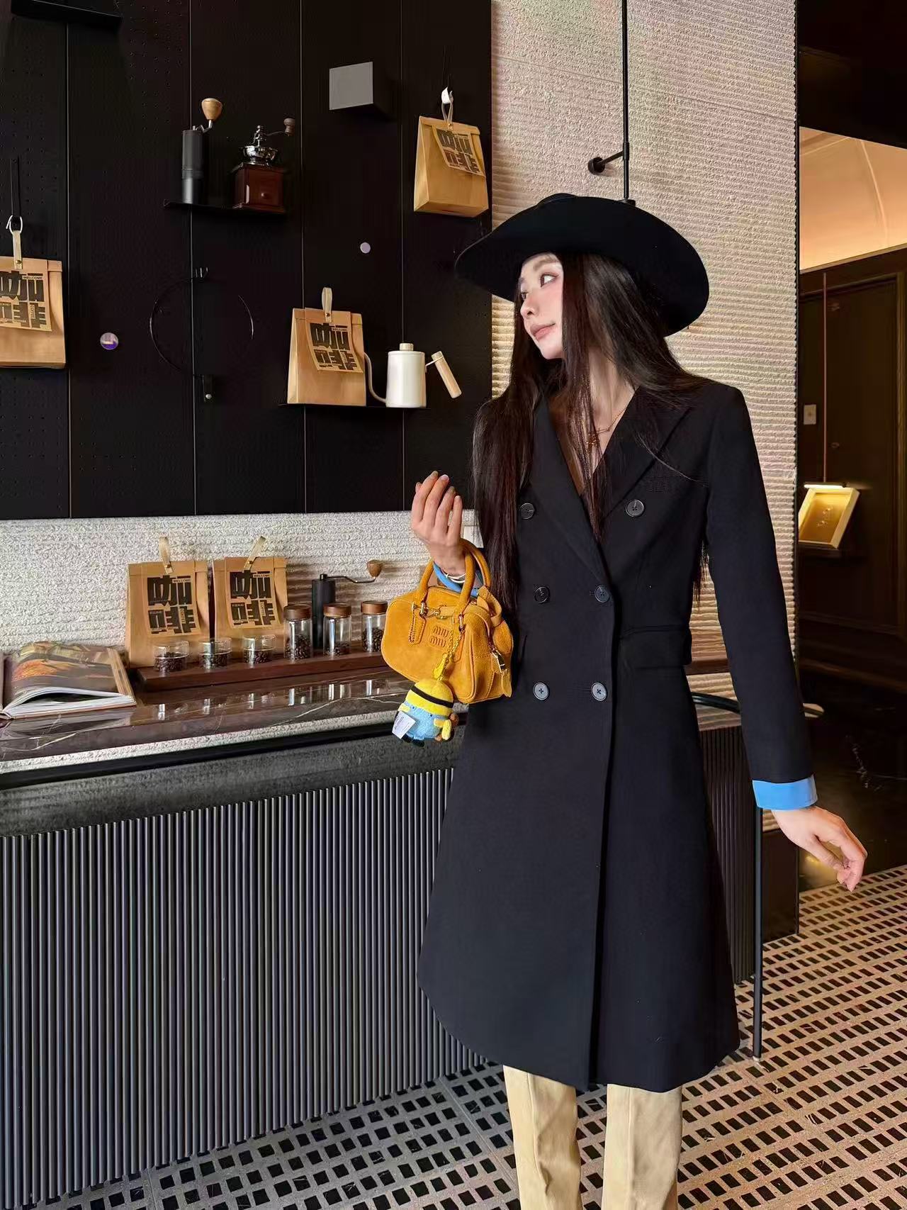 M1UM1U 高品質ダブルブレストオーバーコート【50％割引+送料無料】