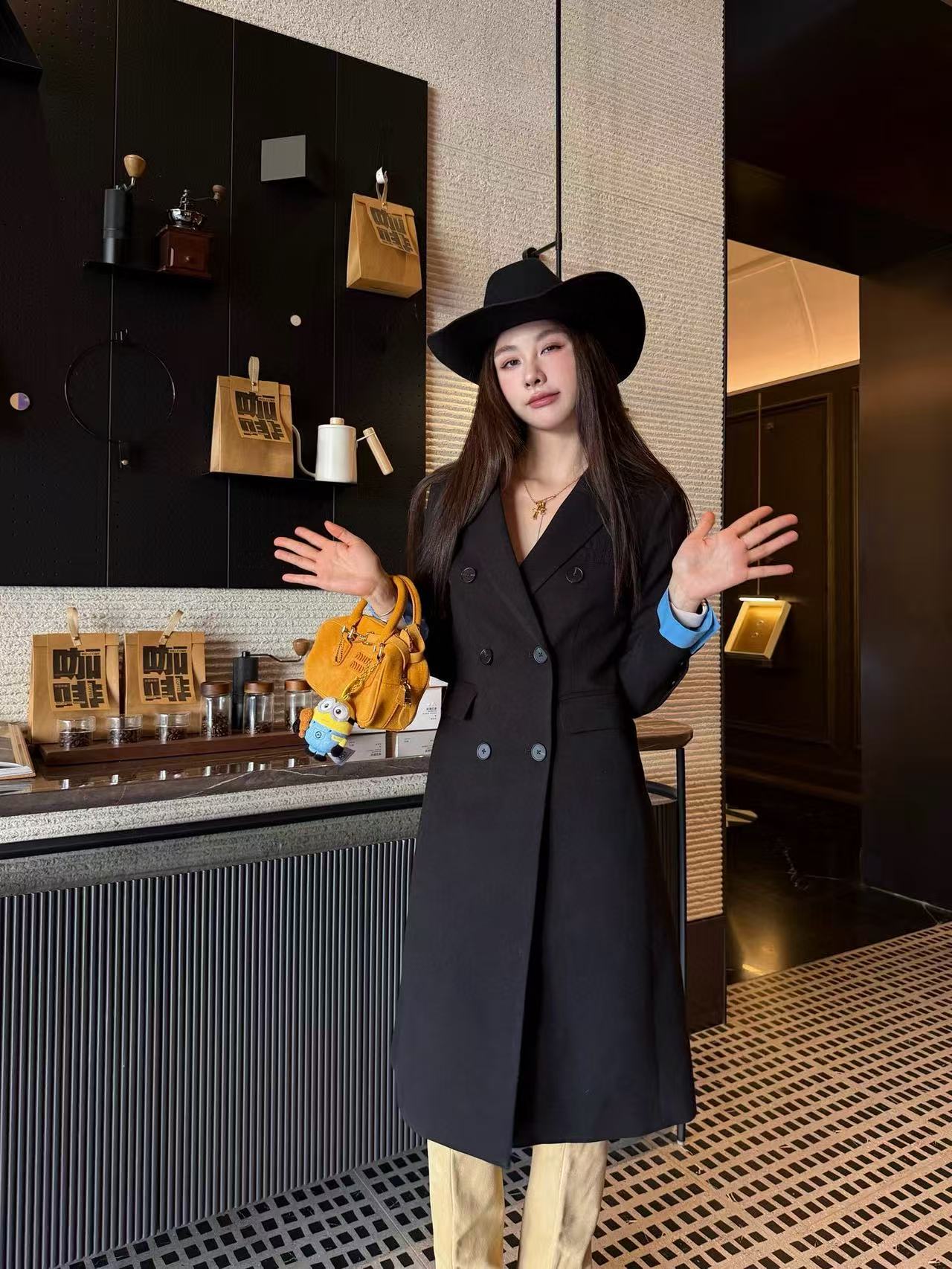 M1UM1U 高品質ダブルブレストオーバーコート【50％割引+送料無料】