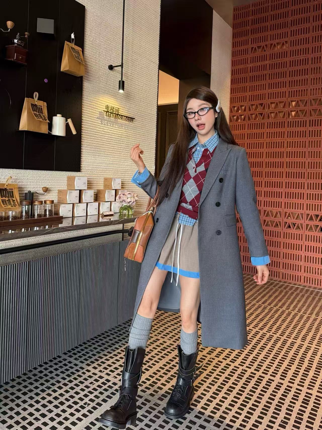 M1UM1U 高品質ダブルブレストオーバーコート【50％割引+送料無料】