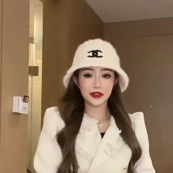 CHANE1 ダブルC ファー フィッシャーマンハット【50％割引+送料無料】