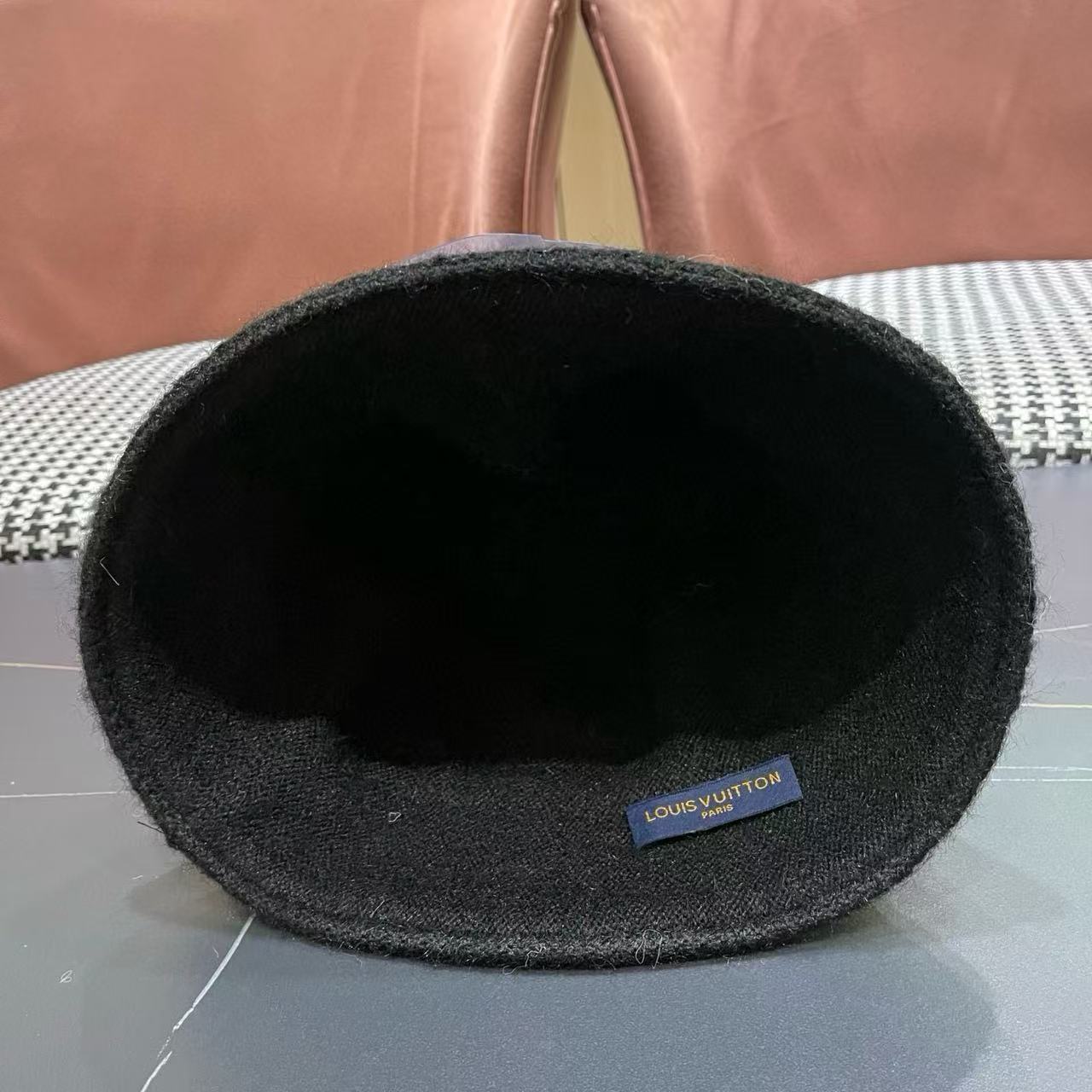 LV 透かし彫りウール フィッシャーマンハット【50％割引+送料無料】