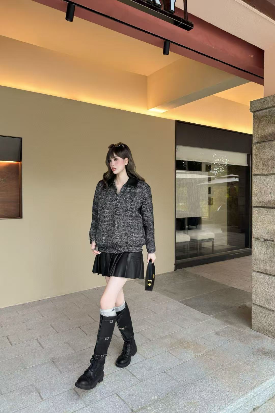 M1UM1U シンプルレタージャケット【50％割引+送料無料】