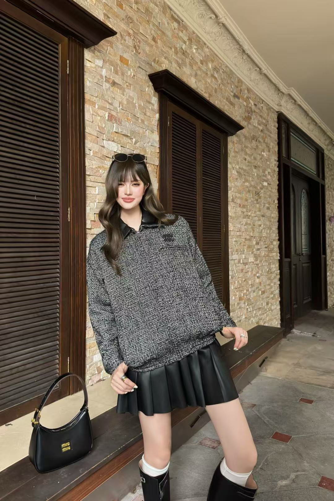 M1UM1U シンプルレタージャケット【50％割引+送料無料】