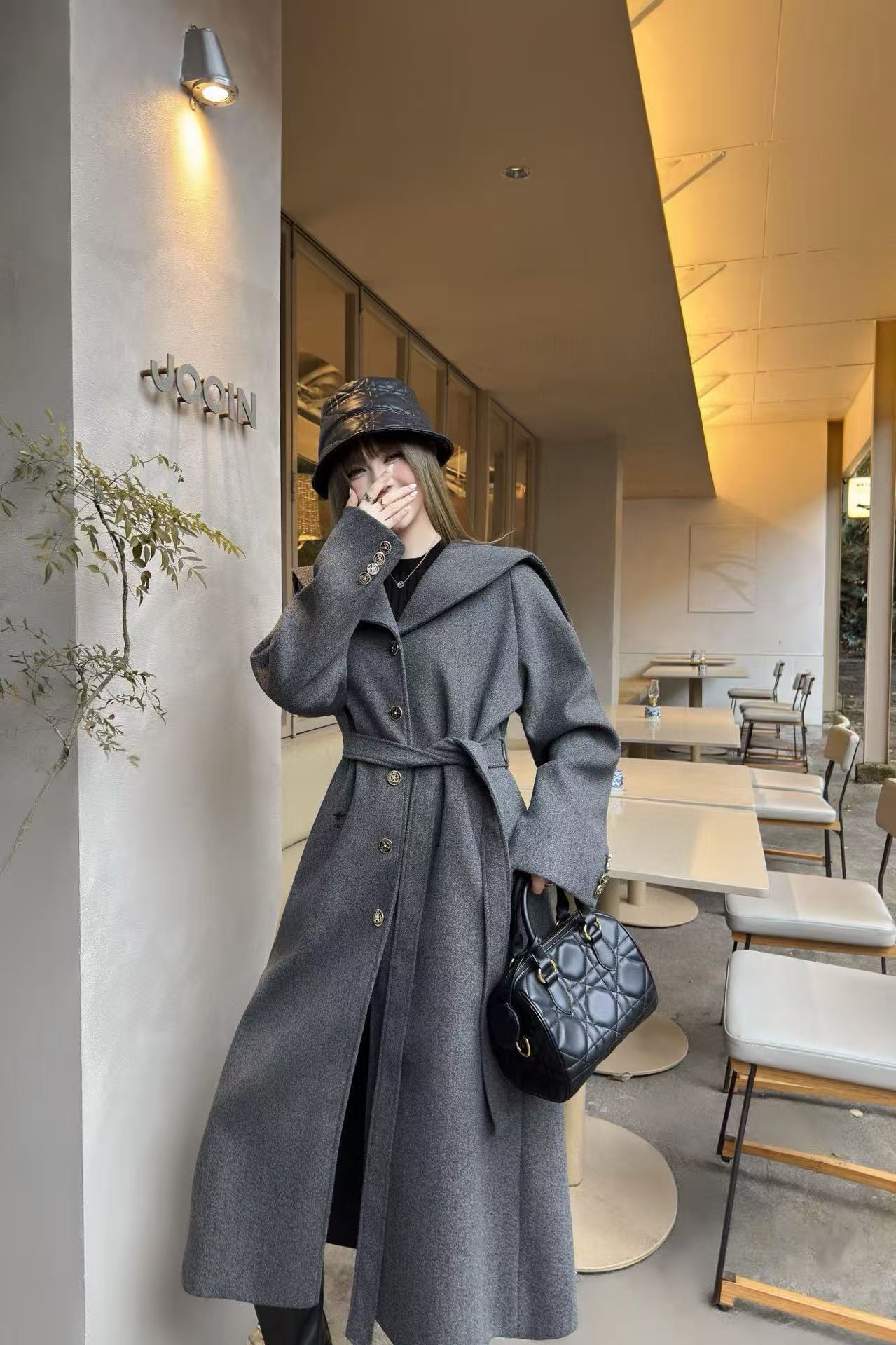 DIOR ラペルロングコート【50％割引+送料無料】