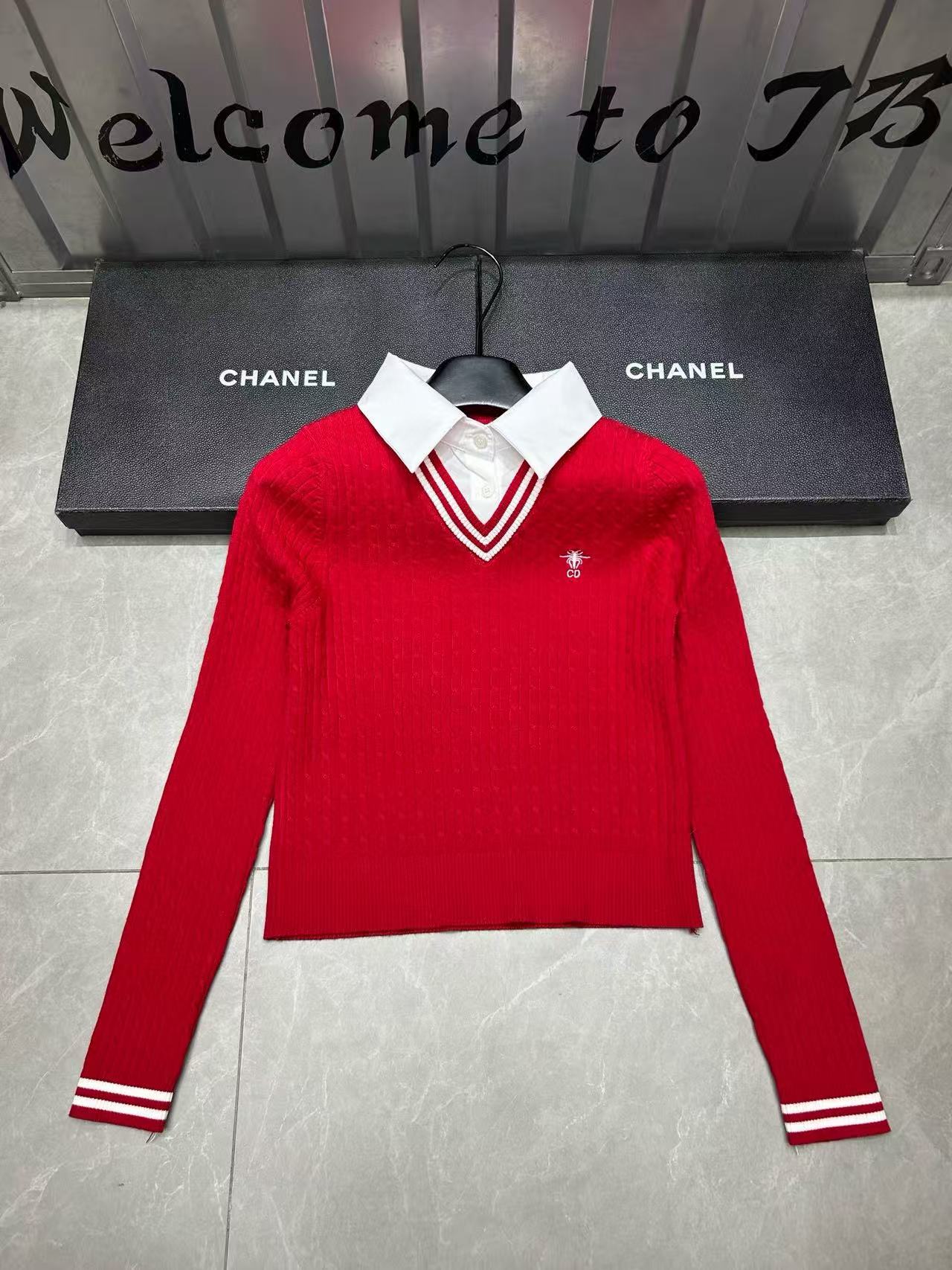 DIORウールCDセーター【50％割引+送料無料】