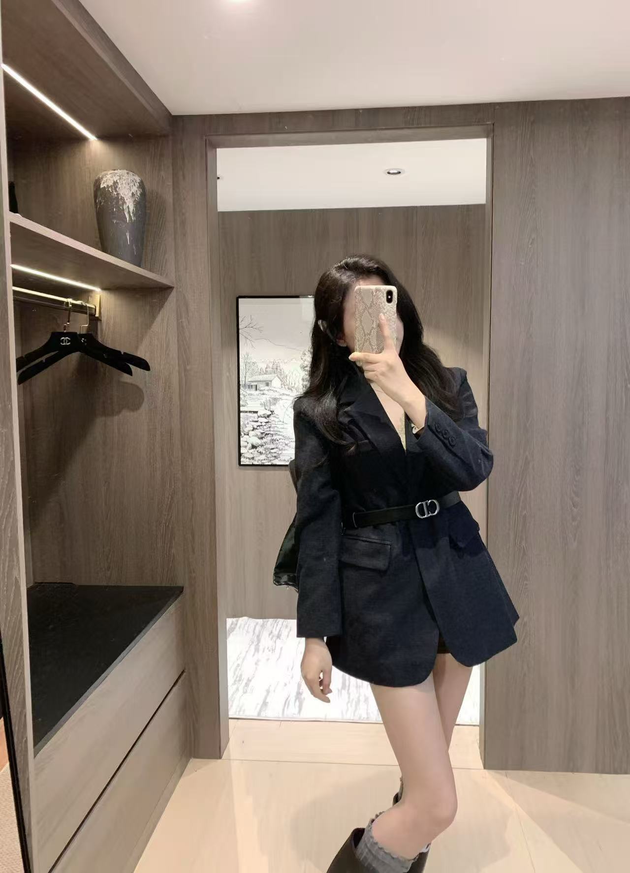 DI0RCD ベルト付きスーツジャケット【50％割引+送料無料】