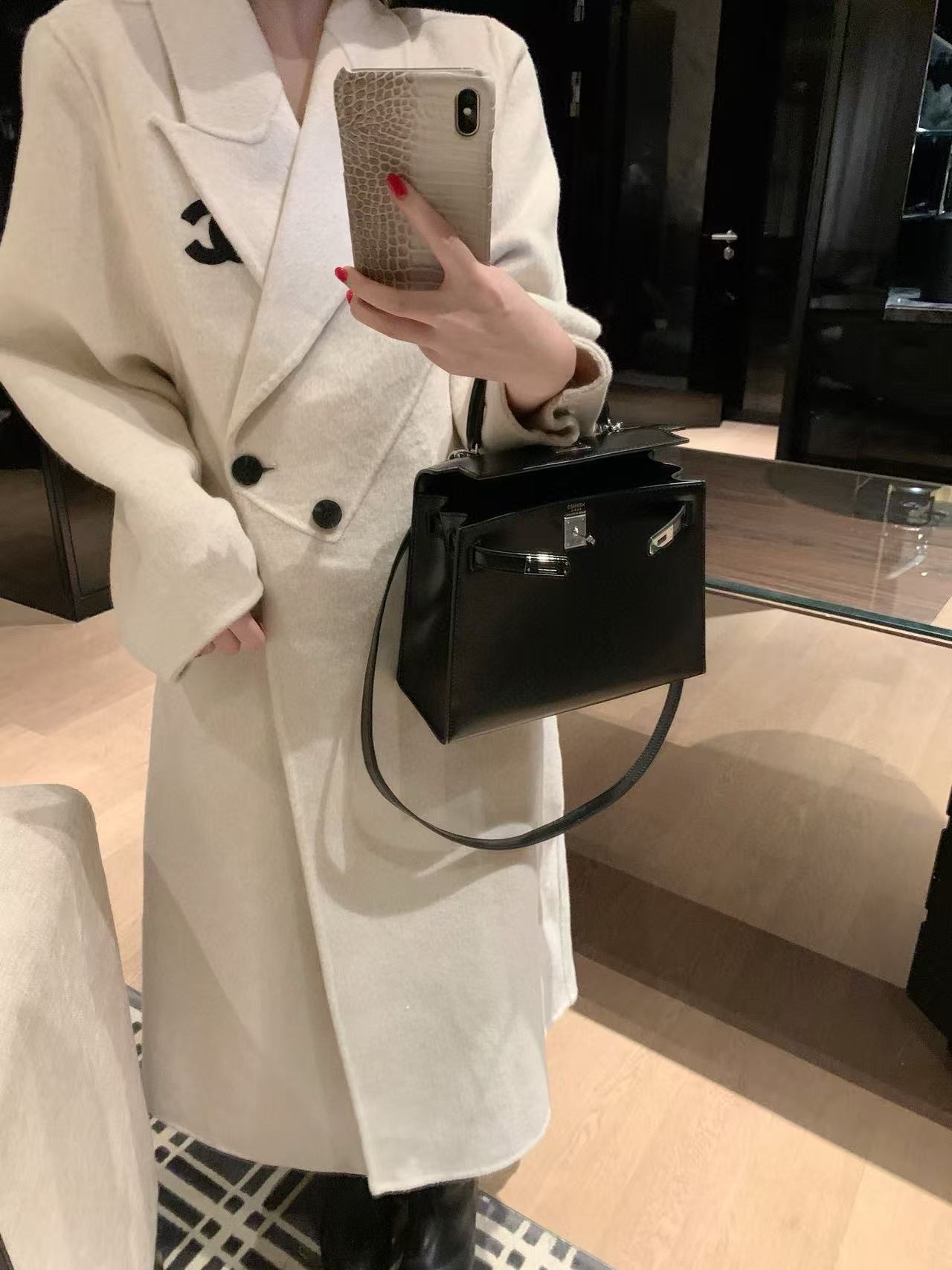 CHANE1 ダブルC カシミアコート【50％割引+送料無料】