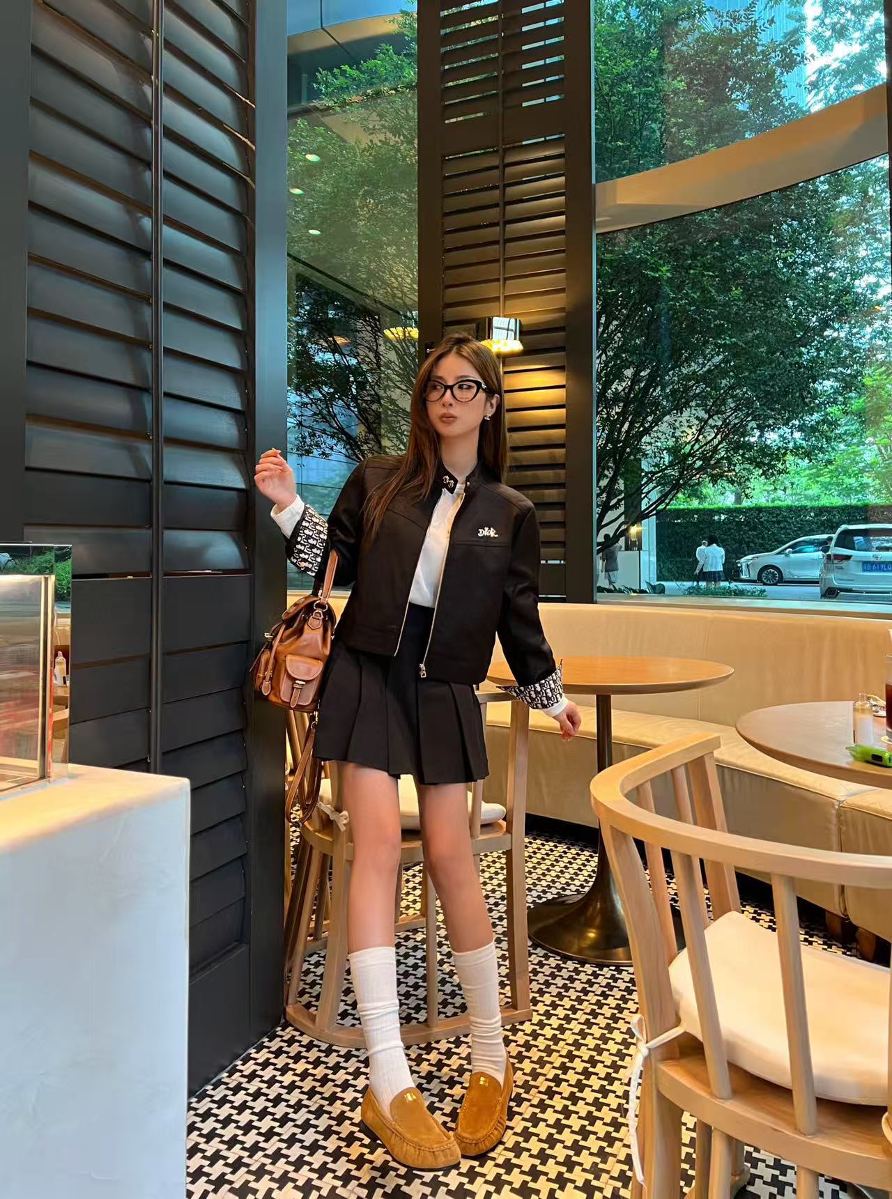 DIOR スタンドカラー ショートジャケット【50％割引+送料無料】