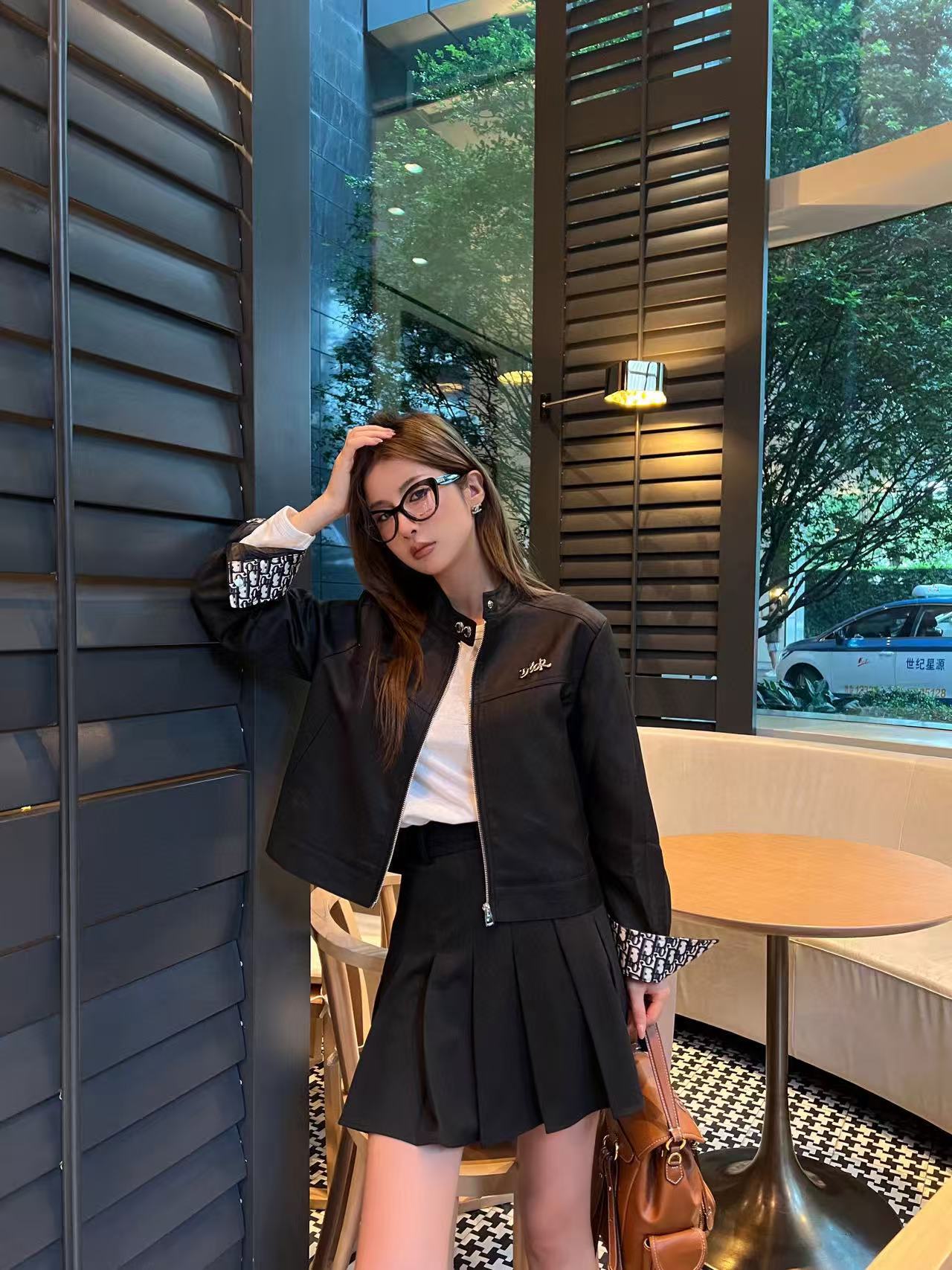 DIOR スタンドカラー ショートジャケット【50％割引+送料無料】