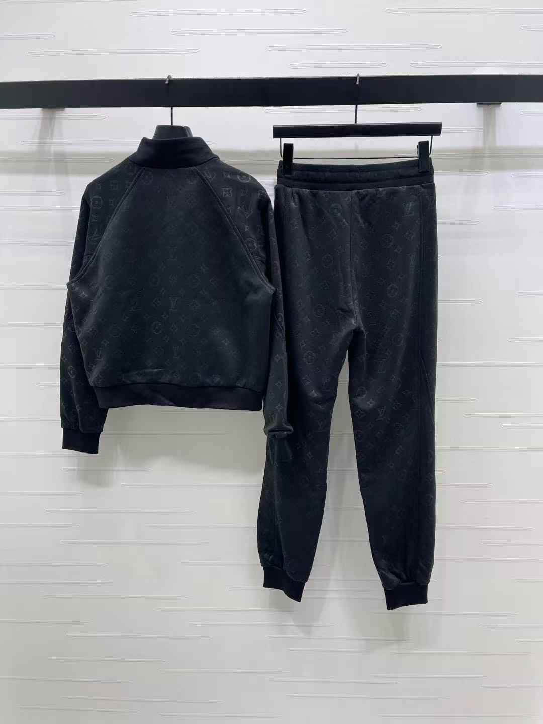 LVジャカードジッパーカジュアルスーツ【50％割引+送料無料】