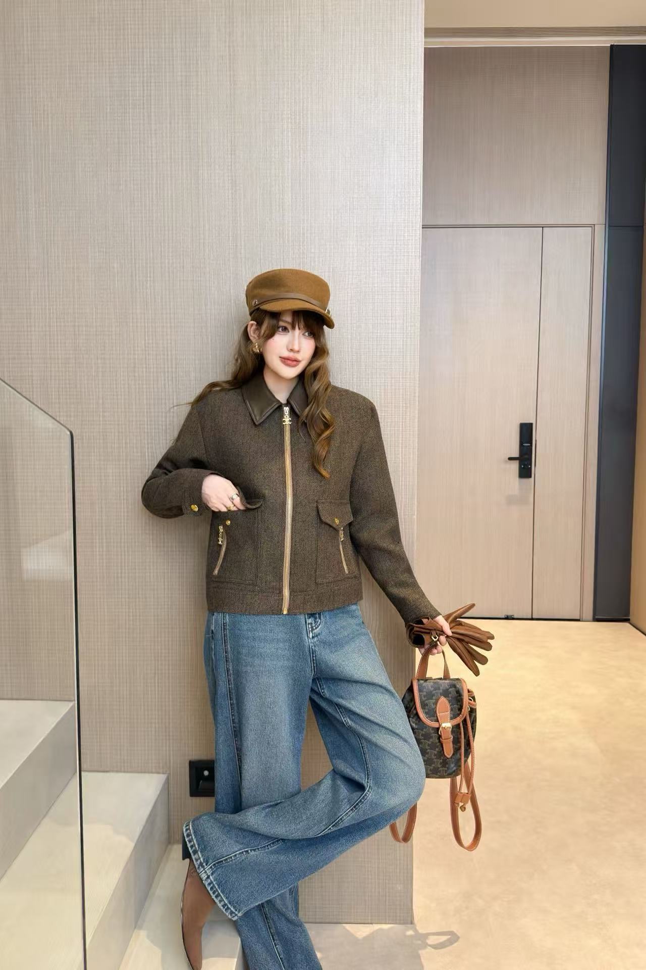 CEL1NE ツーポケットカラージャケット【50％割引+送料無料】