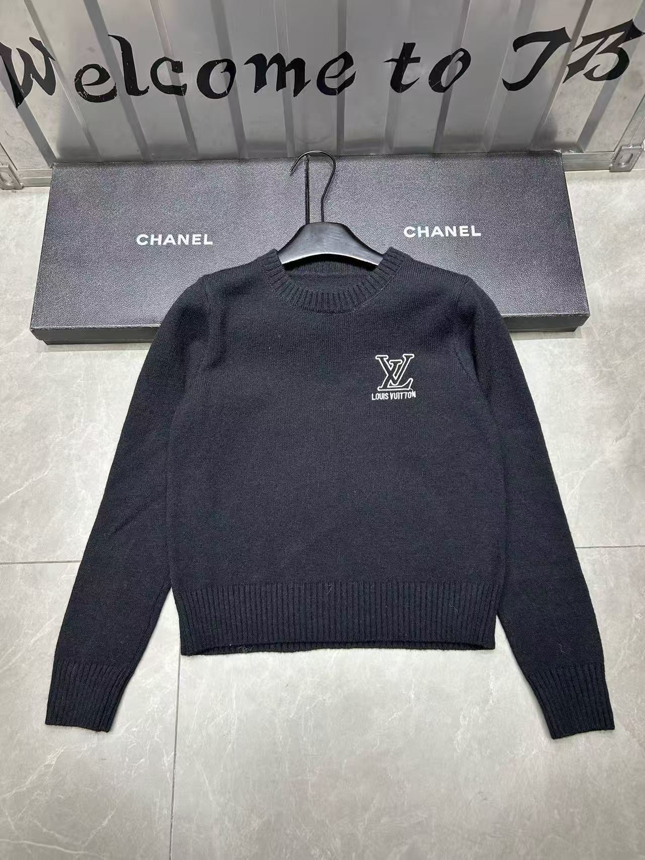 LV刺繍ロゴウールセーター【50％割引+送料無料】