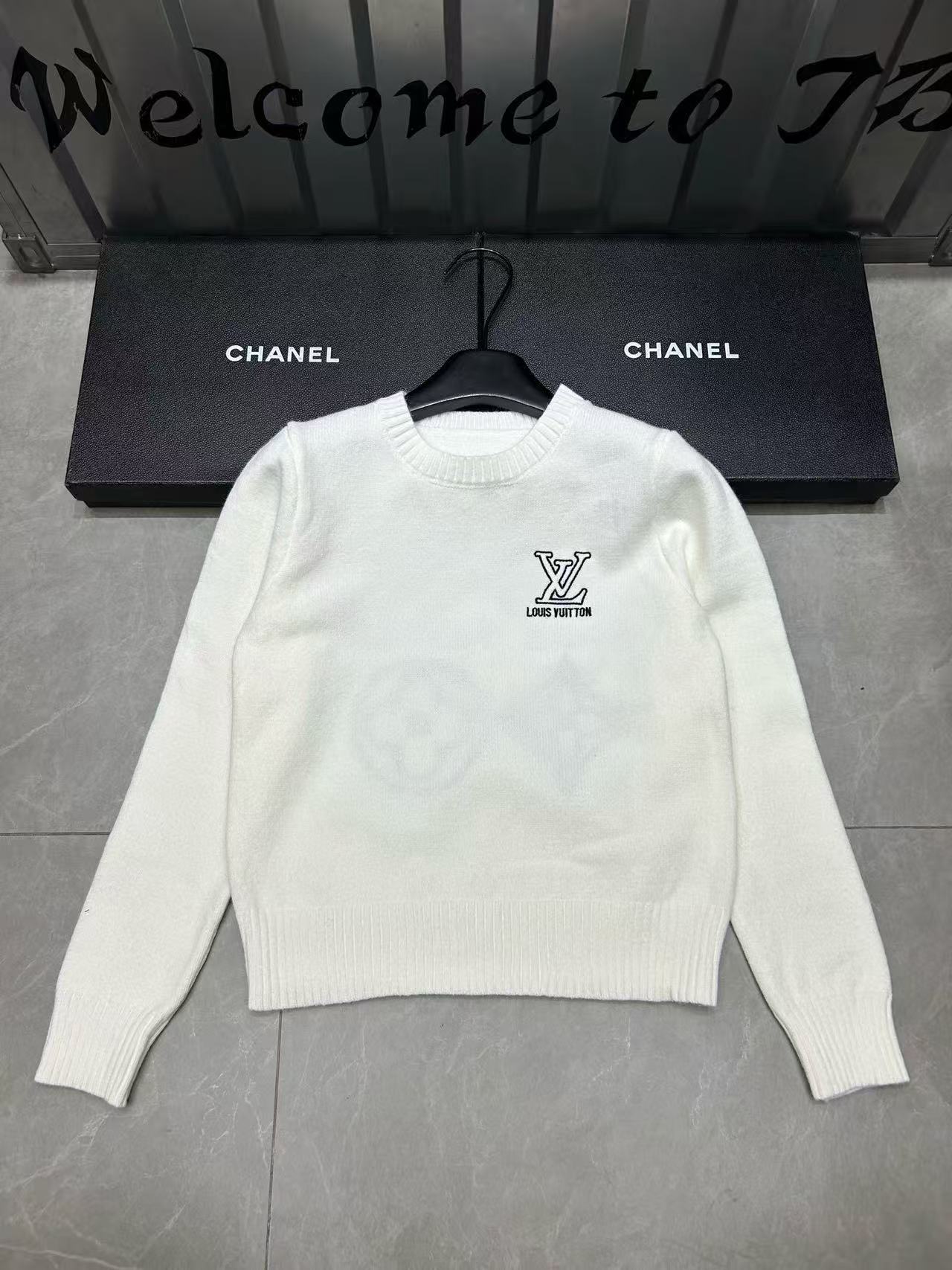 LV刺繍ロゴウールセーター【50％割引+送料無料】