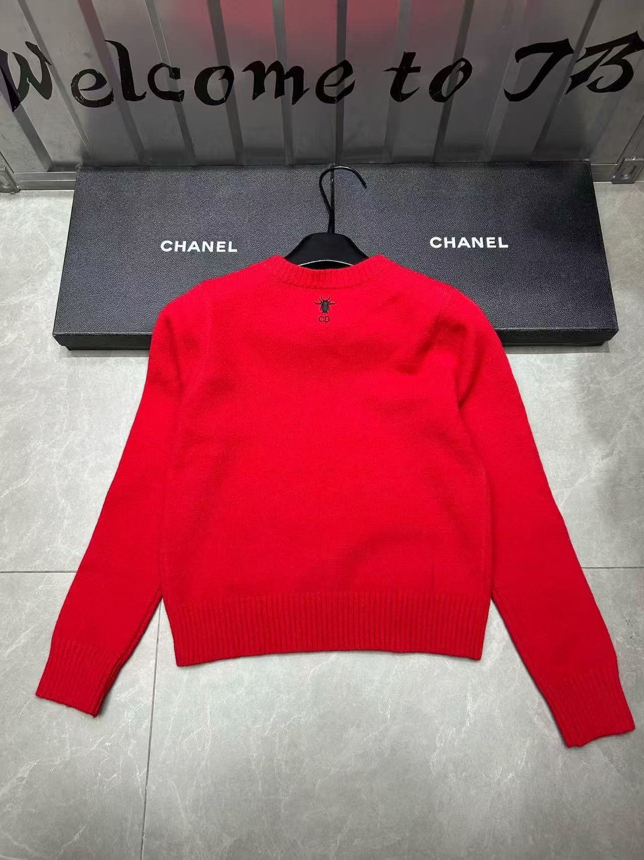 DIOR 五芒星刺繍レタードセーター【50％割引+送料無料】