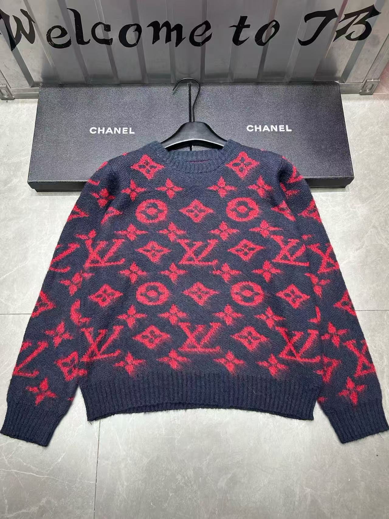 LVプリントウールセーター【50％割引+送料無料】