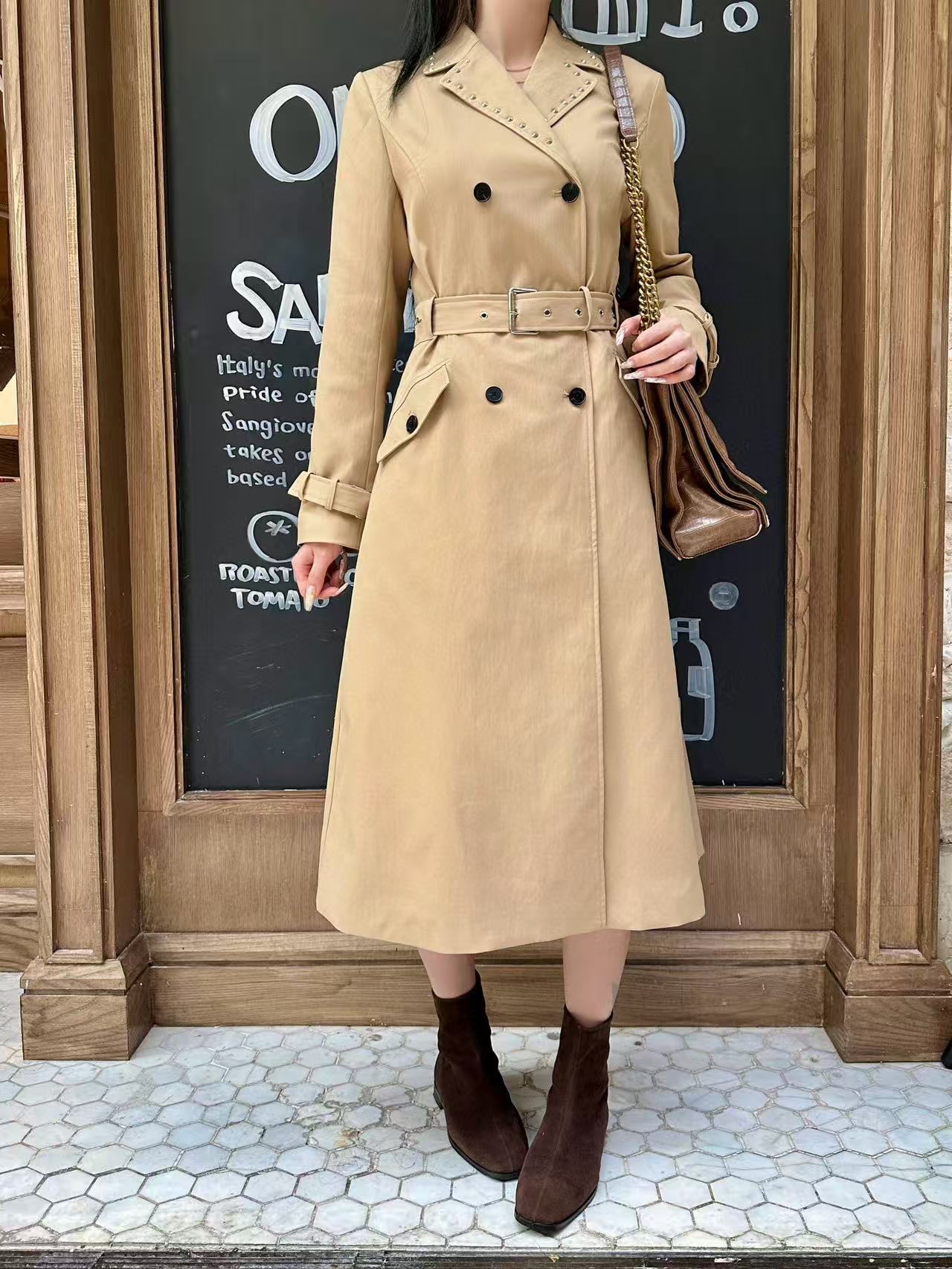 DIOR ダブルブレスト トレンチコート ロングコート【50％割引+送料無料】