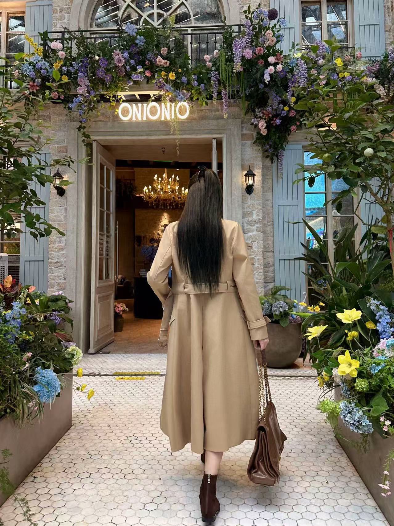 DIOR ダブルブレスト トレンチコート ロングコート【50％割引+送料無料】