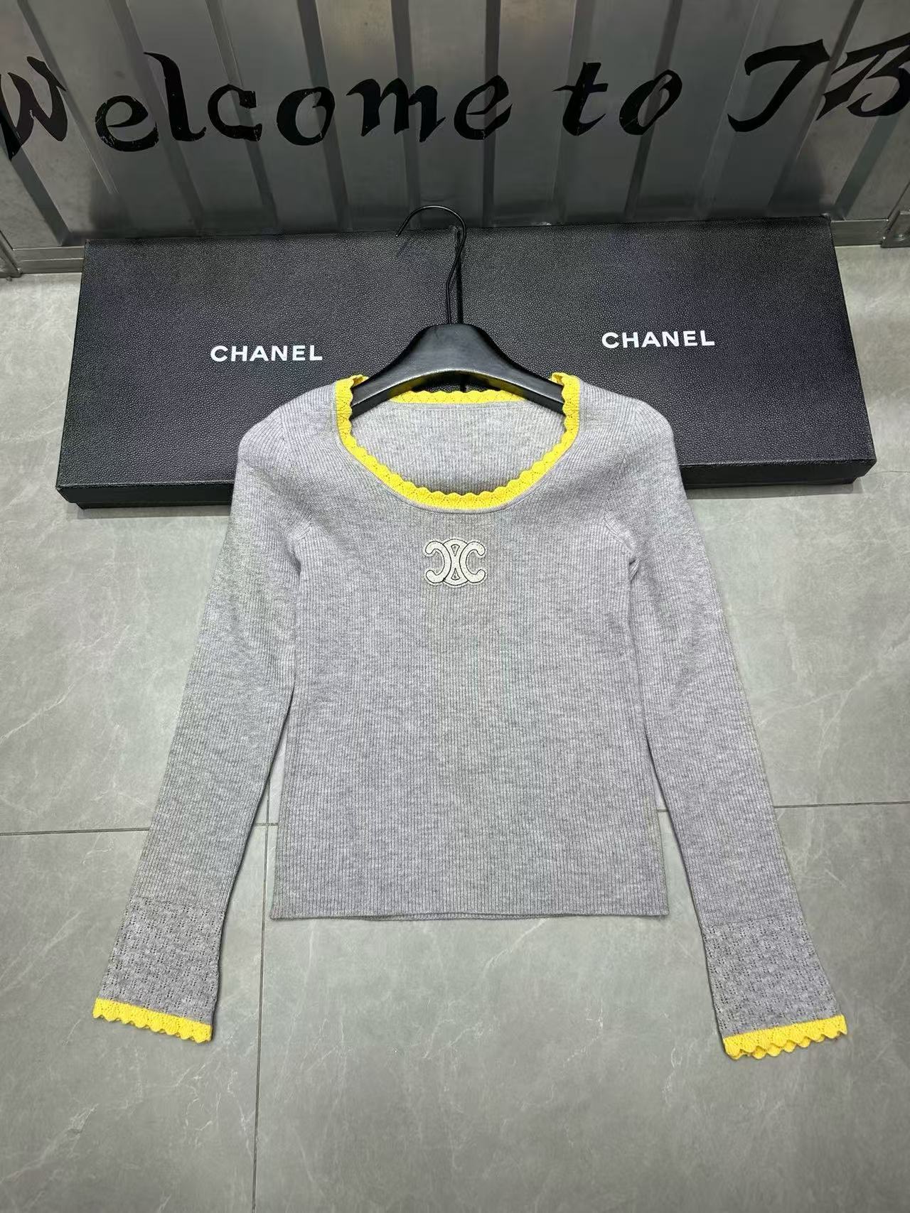 CEL1NE 凱旋門カラーブロックセーター【50％割引+送料無料】