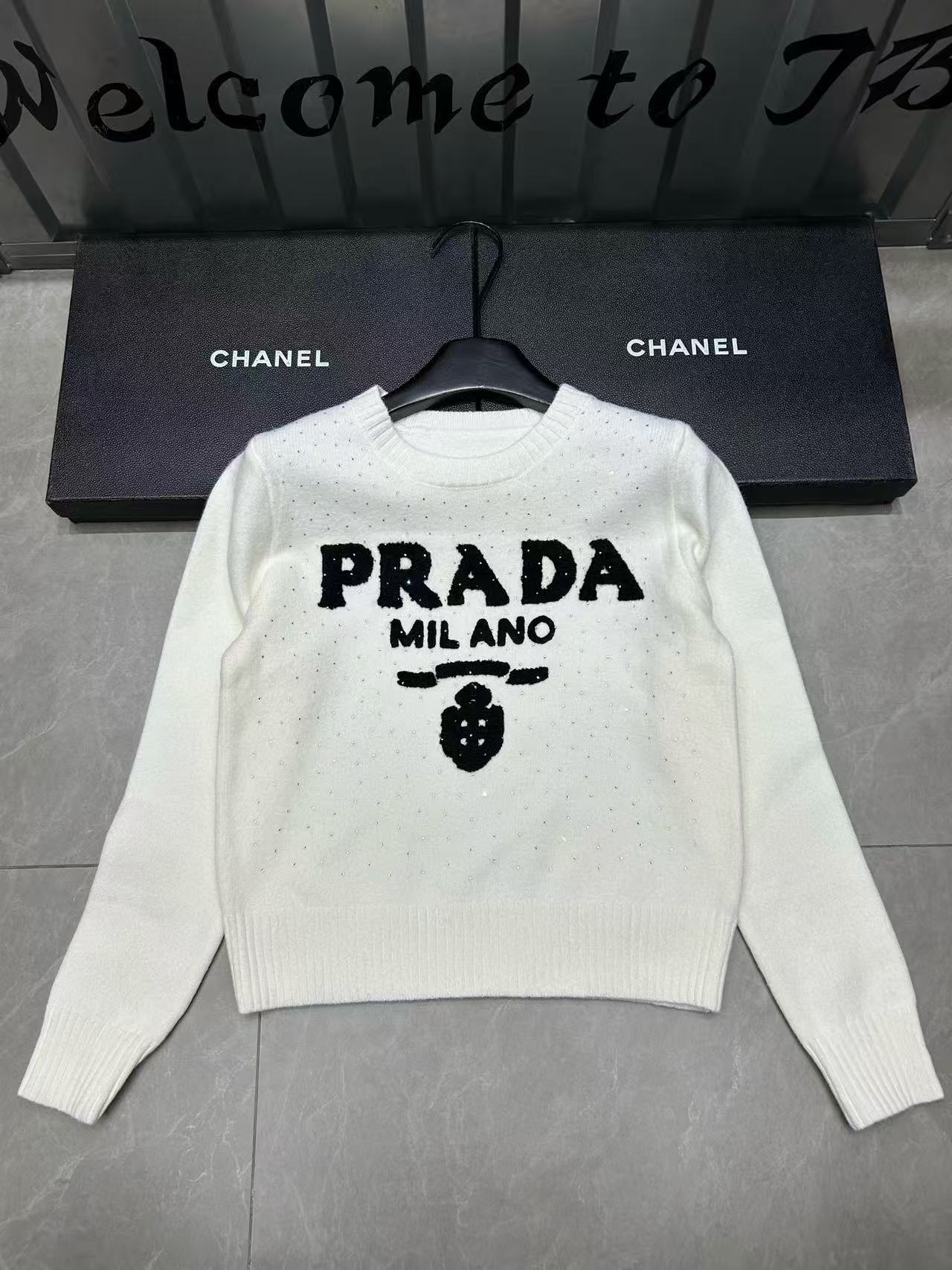 PR4DA シンプルレターセーター【50％割引+送料無料】