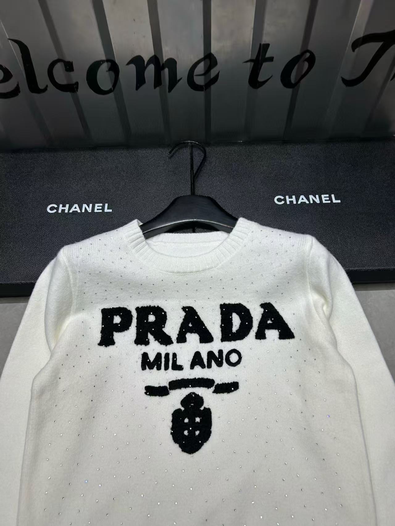 PR4DA シンプルレターセーター【50％割引+送料無料】