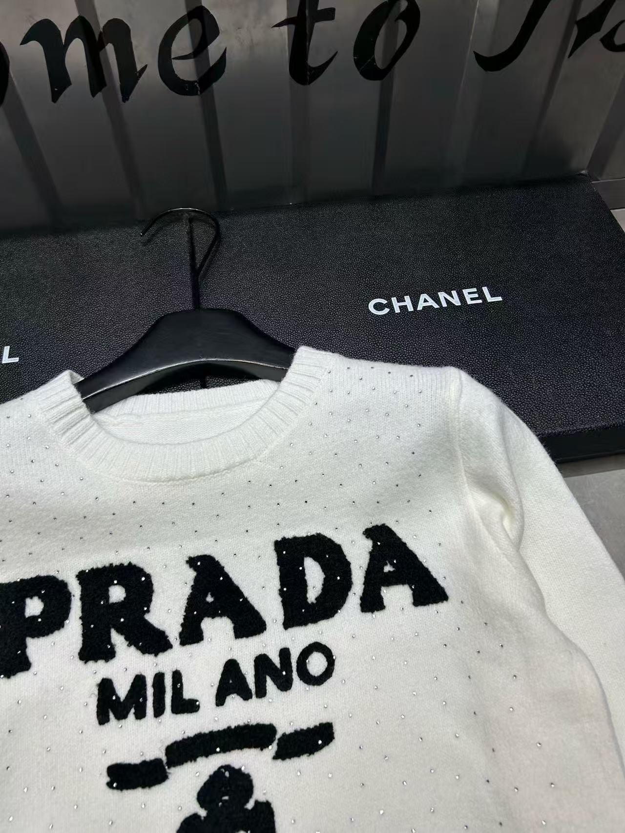 PR4DA シンプルレターセーター【50％割引+送料無料】