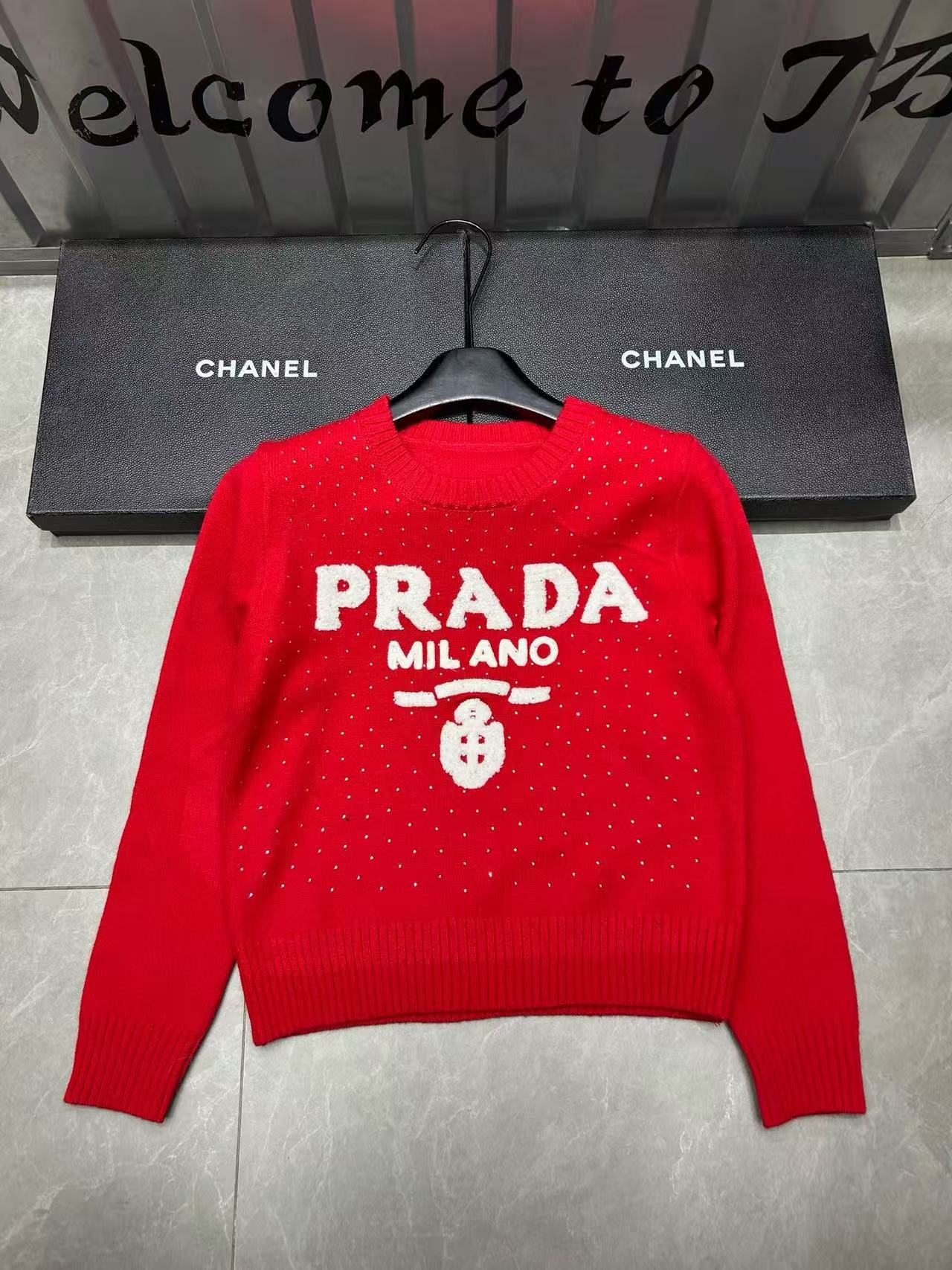 PR4DA シンプルレターセーター【50％割引+送料無料】