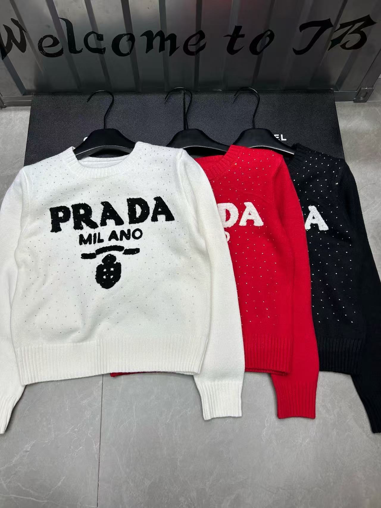 PR4DA シンプルレターセーター【50％割引+送料無料】