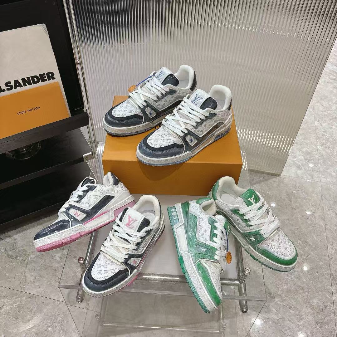 LVの高品質プリントプラットフォームシューズ【50％割引+送料無料】