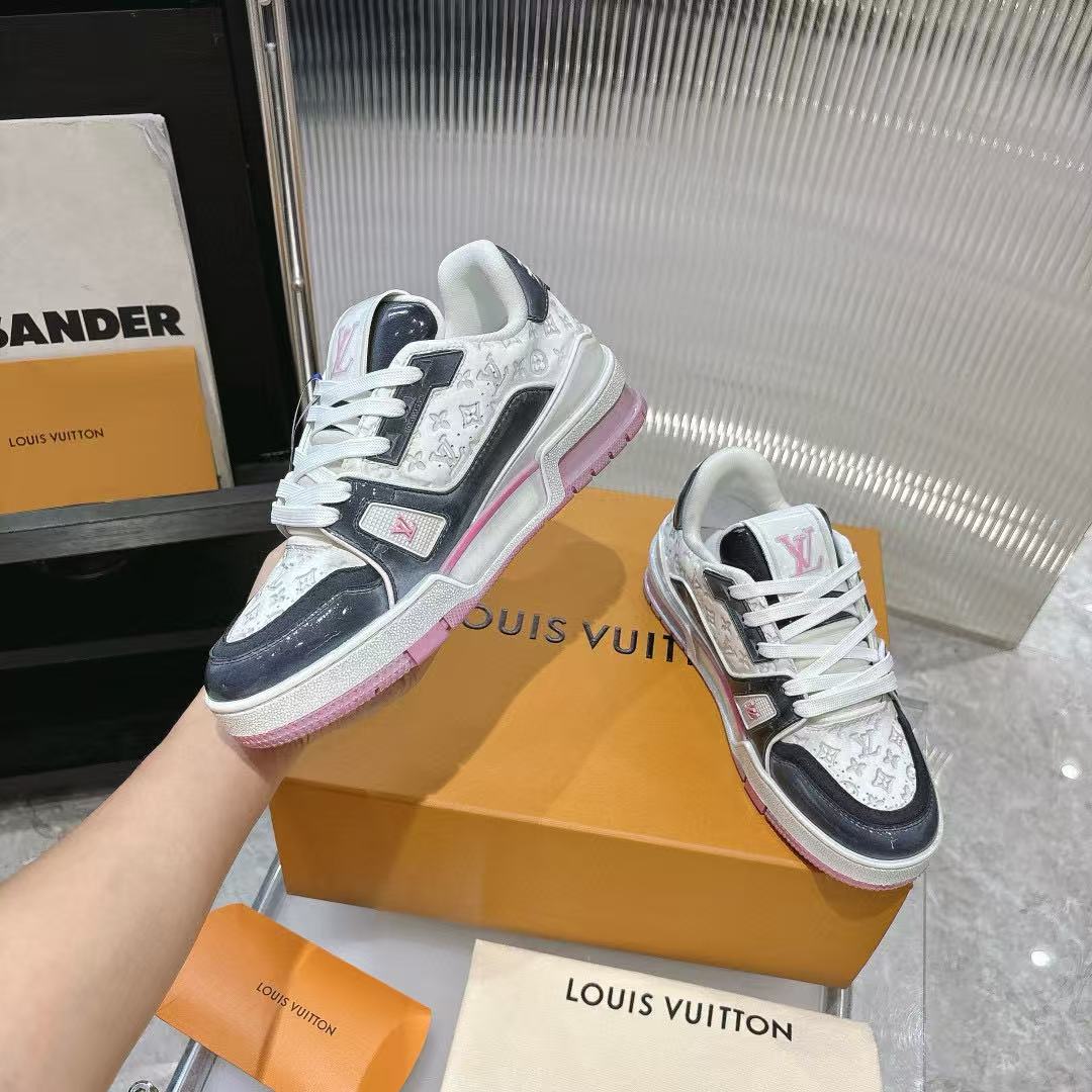 LVの高品質プリントプラットフォームシューズ【50％割引+送料無料】