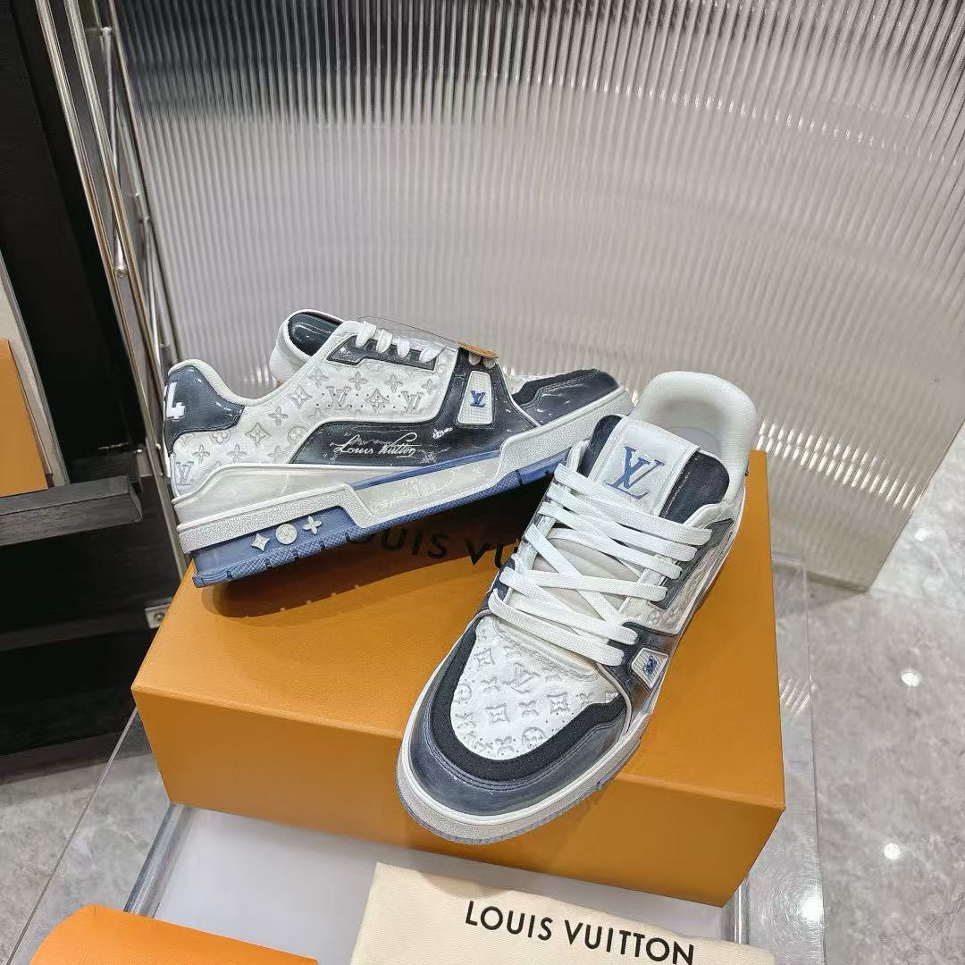 LVの高品質プリントプラットフォームシューズ【50％割引+送料無料】